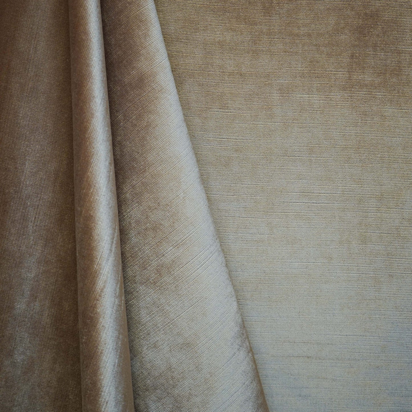 JF Fabrics JF Studio VELVETEEN 18 Fabric Plain Brown, Gold Velvet - 9003918 SJ102