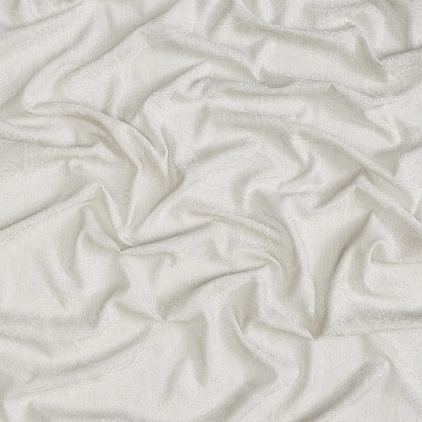 JF Fabrics VIGNETTE 92 Fabric Plain, Damask Grey, Ivory Wide Width, Sheer, Jacquard - 8934092 J9001