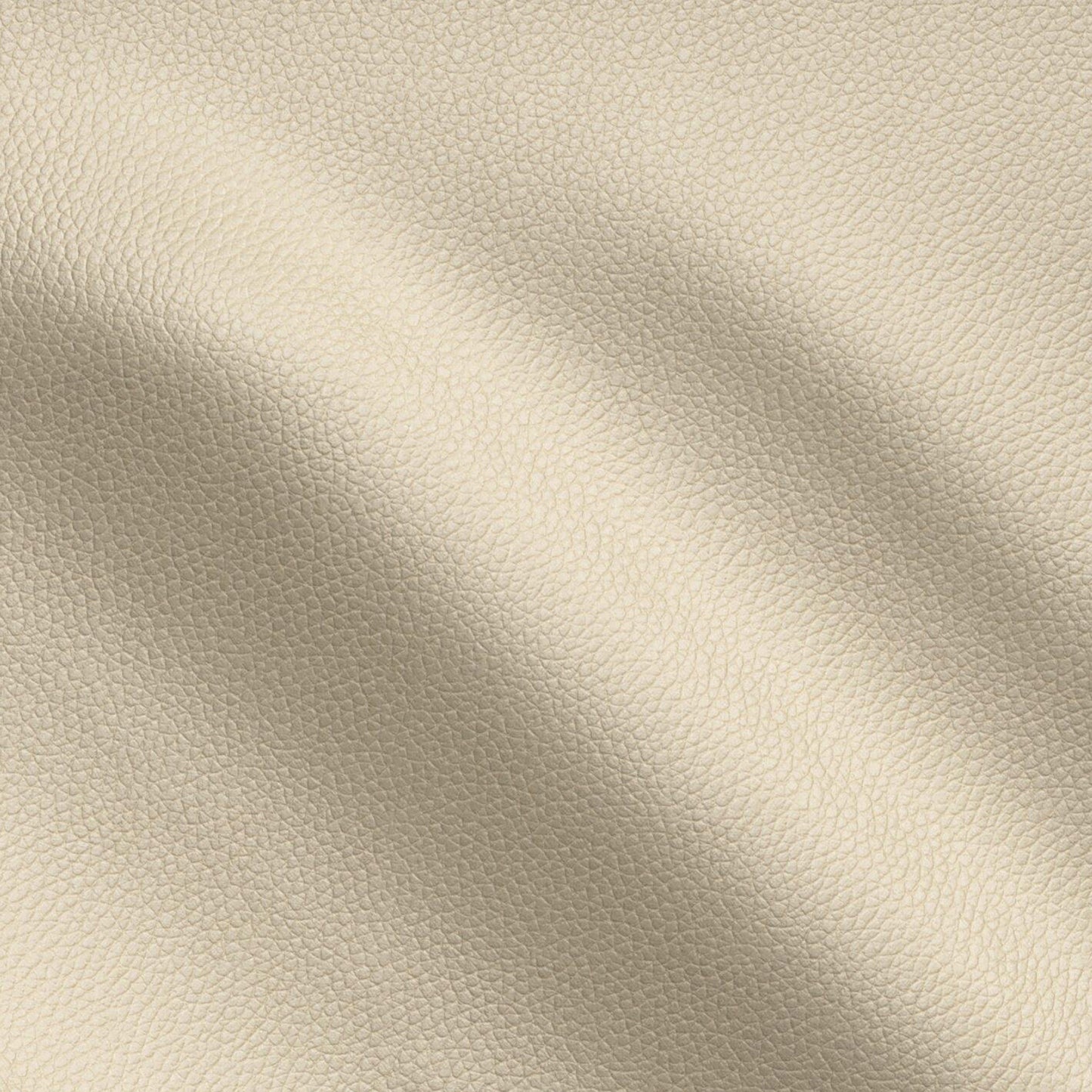 Beige pebbled vegan leather texture with soft folds; faux leather fabric for upholstery or fashion.