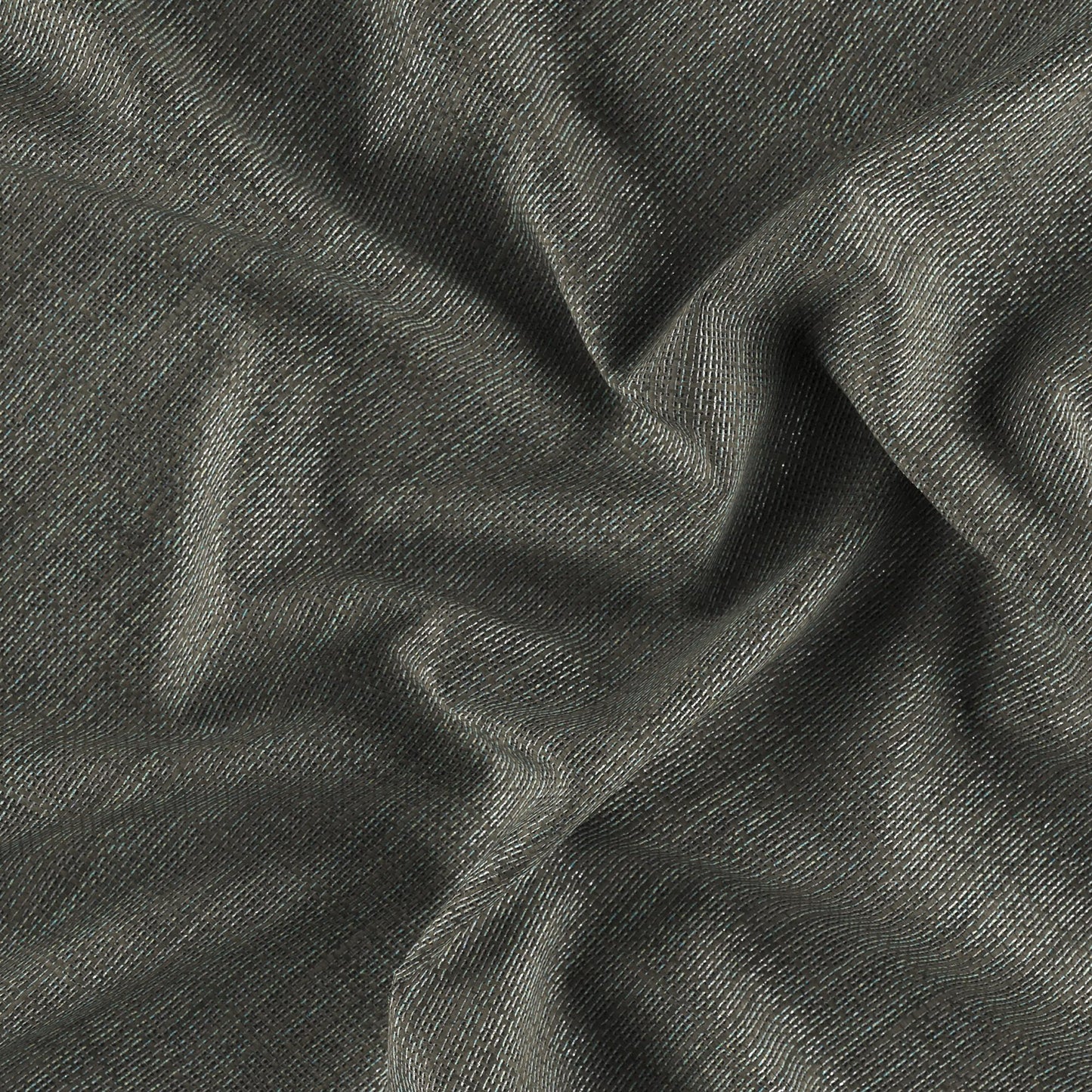 JF Fabrics VISION 96 Fabric Metallic, Weave Grey, Black, Silver Wide Width, Casement - 8934196 J9001