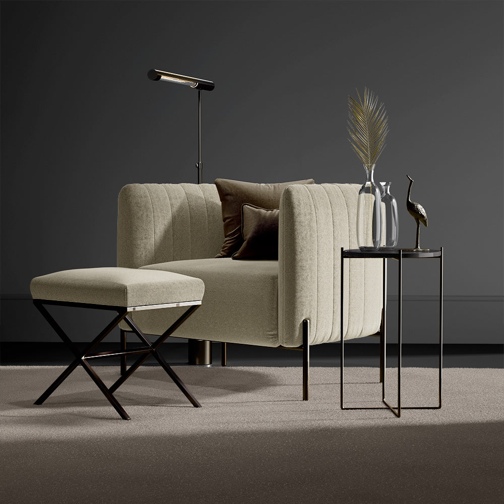 NICHOLASJOHN INC NJ-COLUMBIA Sand Solid,Texture Fabric - NJ25-3636