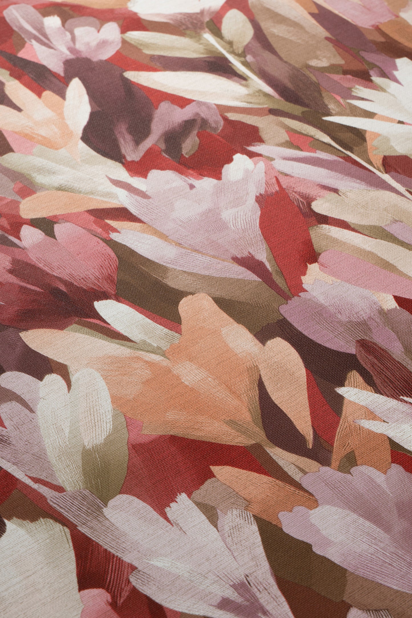 VEER DECOR Sylvan Blooms Wallpaper Floral Transitional red Wallpaper - VRPH606-1058