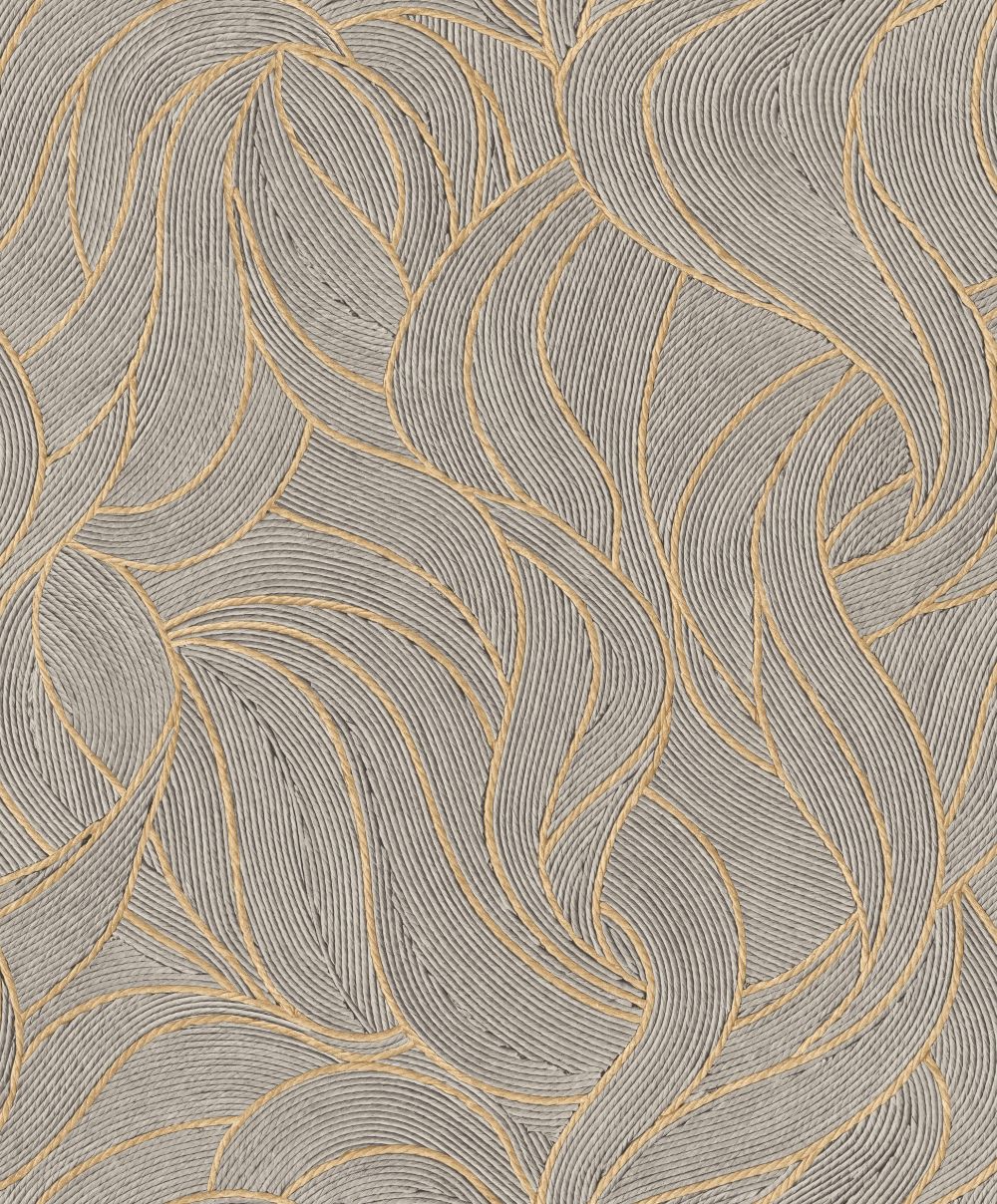 VEER DECOR Woven Drift Desert Taupe Wallpaper Abstract Transitional Taupe Wallpaper - VRTN72-290