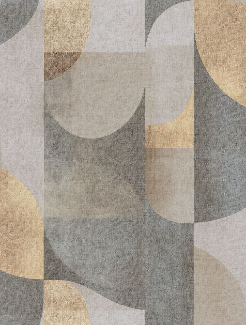 VEER DECOR Abstract Arch Roasted Cashew Wallpaper Mural Geometric Transitional, Contemporary Brown Wallpaper - VRTND93-290