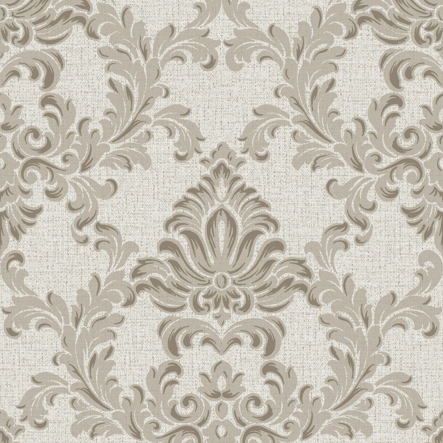 VEER DECOR Venezia Damask Grey Wallpaper Floral Traditional Grey Wallpaper - VRVZ909-91