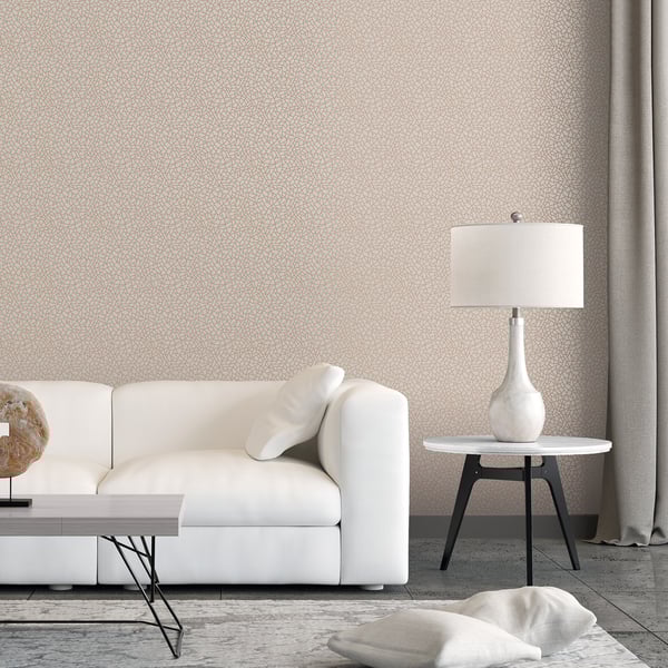 Galerie Wallcoverings Metallic Fx Crazed Geo Galerie Wallcoverings Rose Gold - W78195