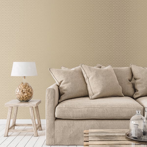 Galerie Wallcoverings Metallic Fx Metallic Geometric Galerie Wallcoverings Gold - W78219