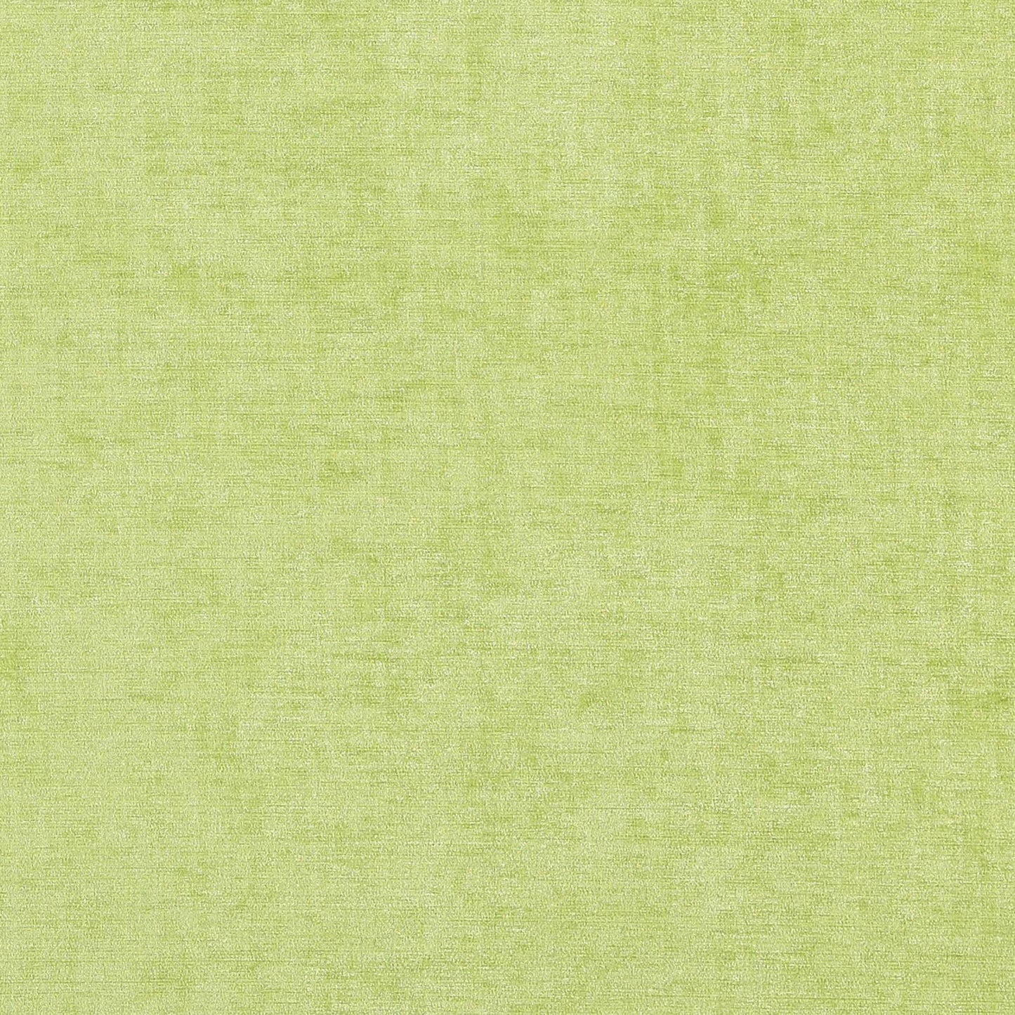 Lime green chenille fabric swatch with subtle texture, ideal for upholstery or craft projects.