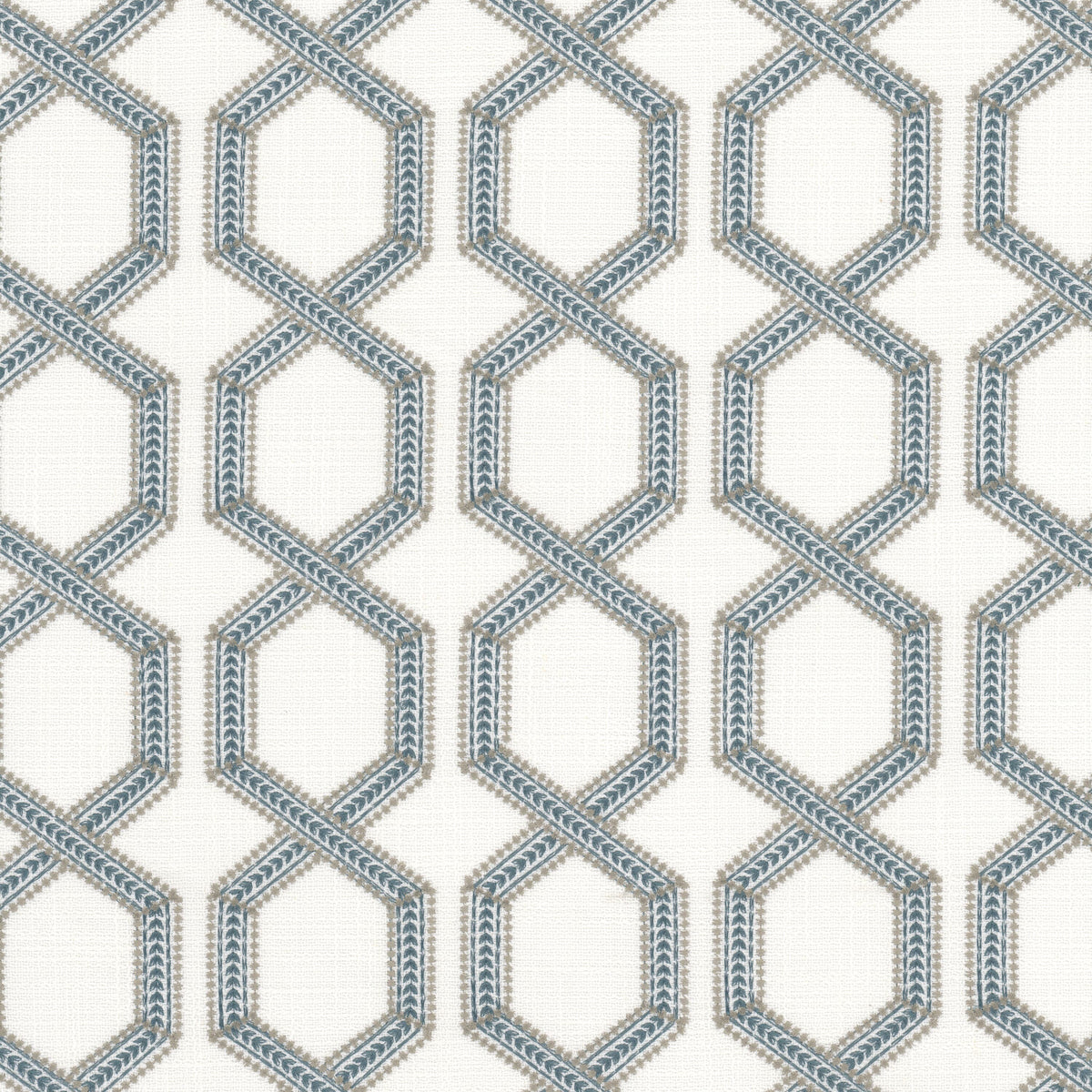STOUT TEXTILES MULTIPURPOSE,EMBROIDERIES TRANSITIONAL,, OGEE ZINC - WASH-2