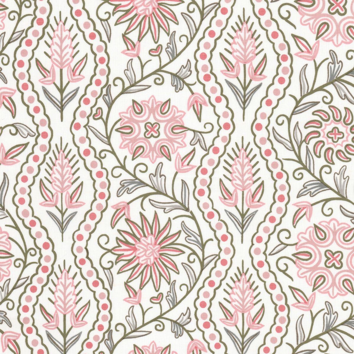 STOUT TEXTILES MULTIPURPOSE,PRINT TRANSITIONAL,, FLORAL APPLE,SEEDLING,SPRING - WESL-2