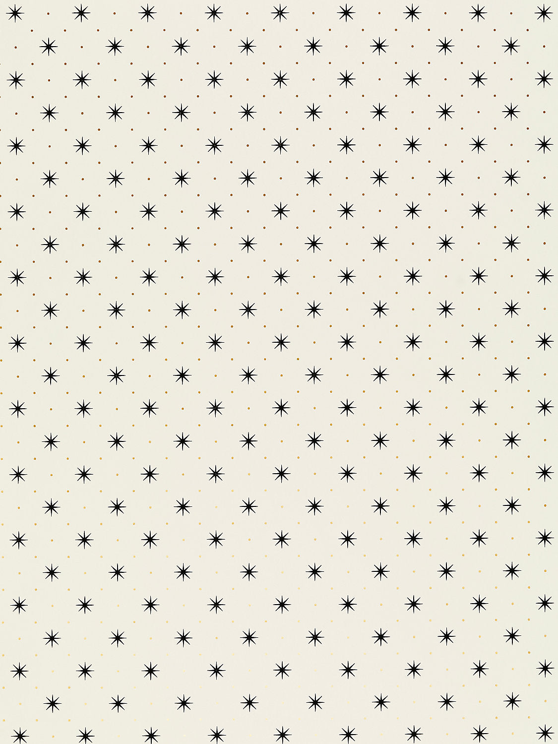 SCALAMANDRE TRIXIE GEOMETRIC GRAPHIC SMALL SCALE BLACK & GOLD ON WHITE - WHN000EP1003D NEW SKU # WHNP1003D000E