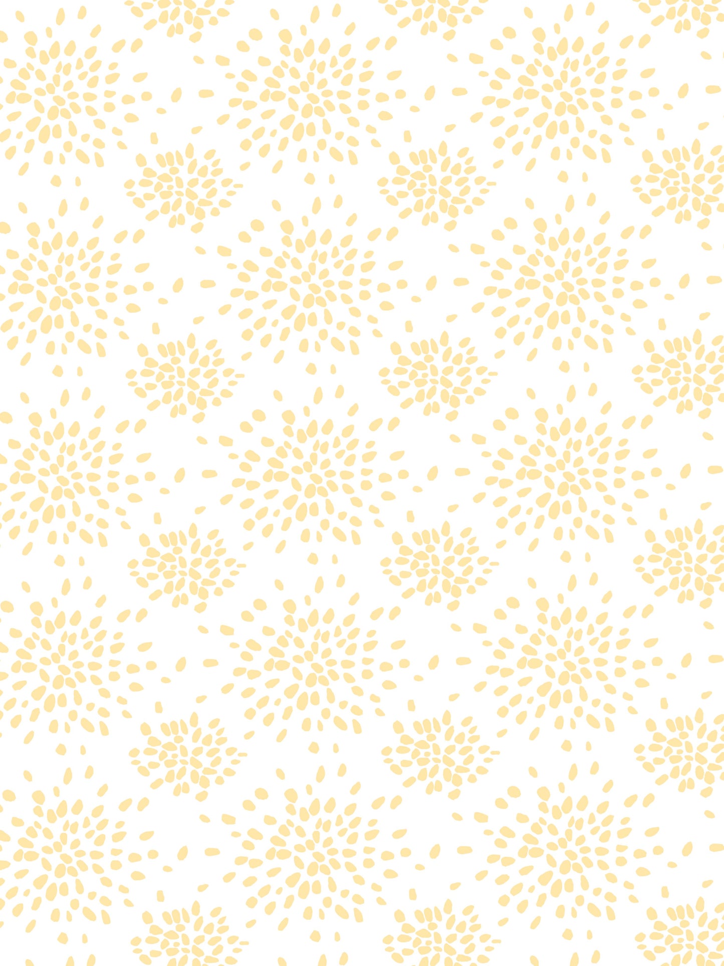 SCALAMANDRE FIREWORKS ABSTRACT
DOTS , CIRCLES
GRAPHIC YELLOW ON WHITE - WHN000YP1020 NEW SKU # WHNP1020000Y