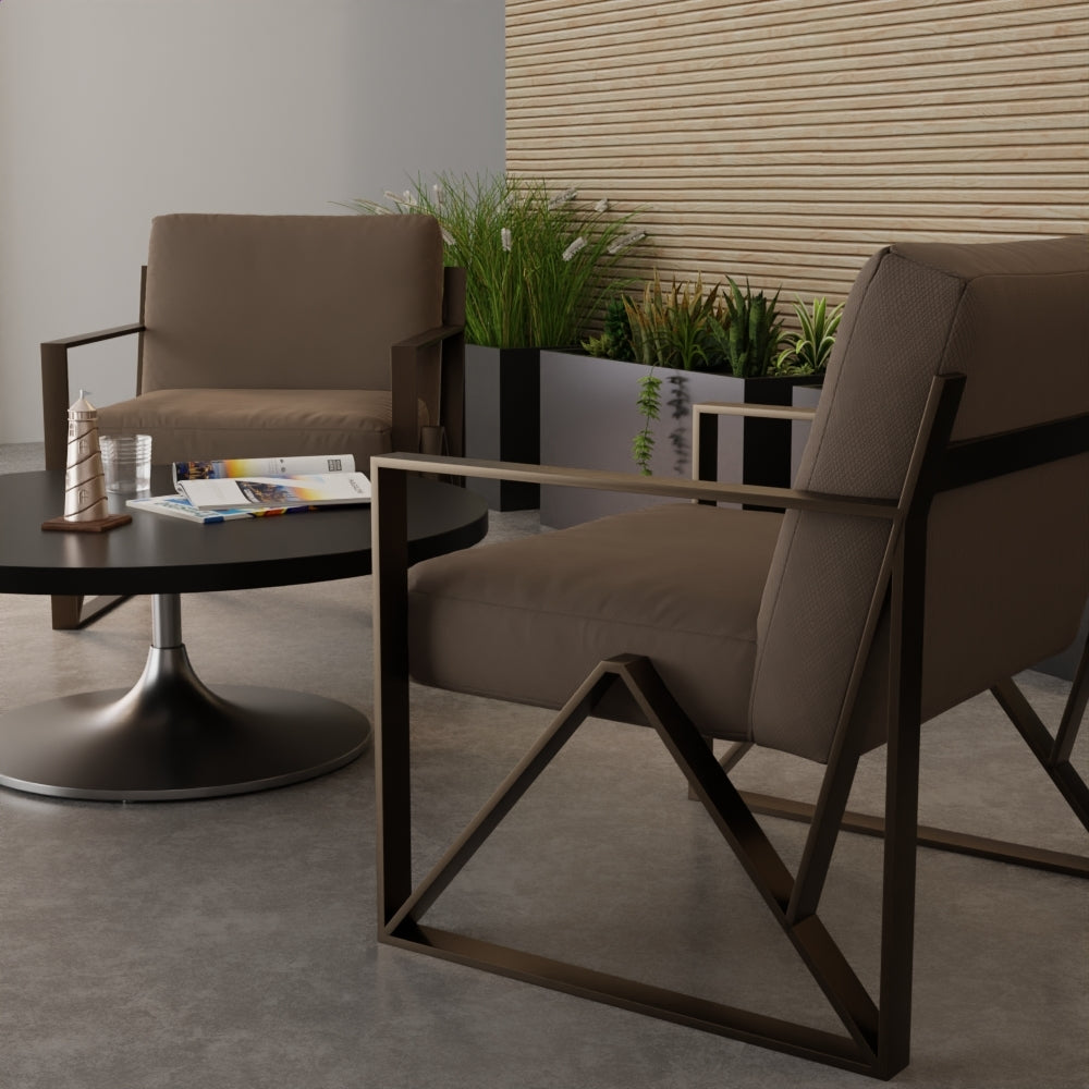 NICHOLASJOHN INC NJ-WINRED Brown Fabric - NJ25-3779