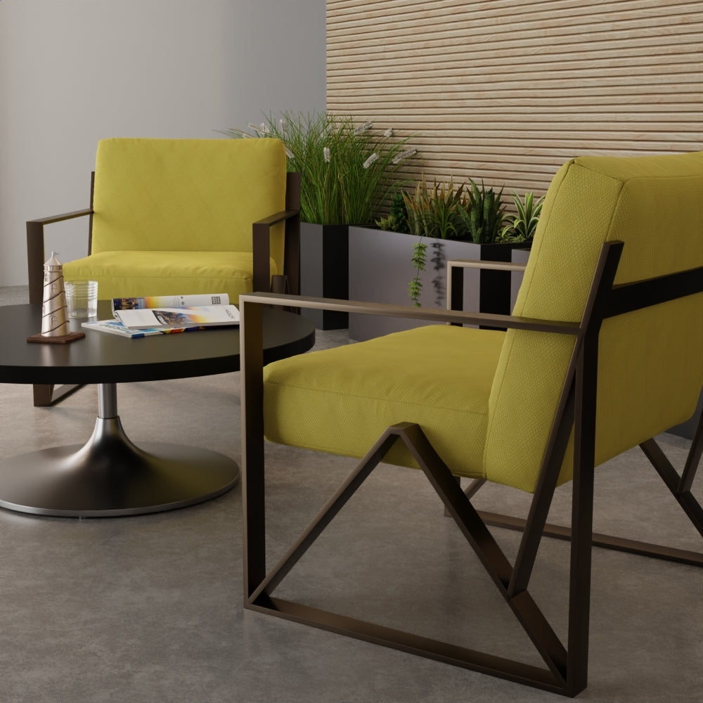 NICHOLASJOHN INC NJ-WINRED Yellow Fabric - NJ25-3781