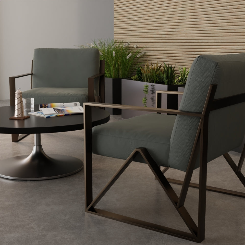 NICHOLASJOHN INC NJ-WINRED Gray Fabric - NJ25-3783