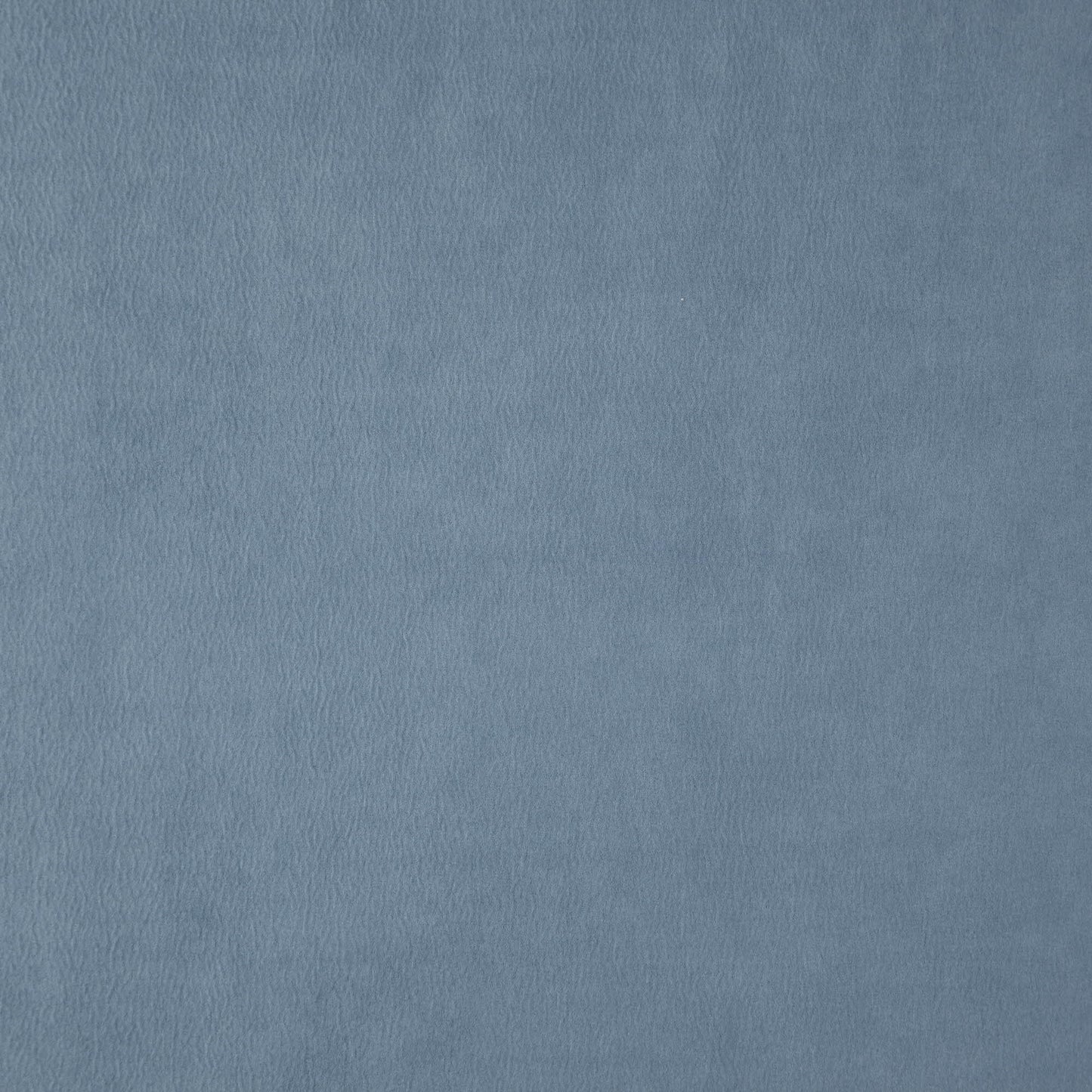 Blue faux suede square swatch with subtle grain.
