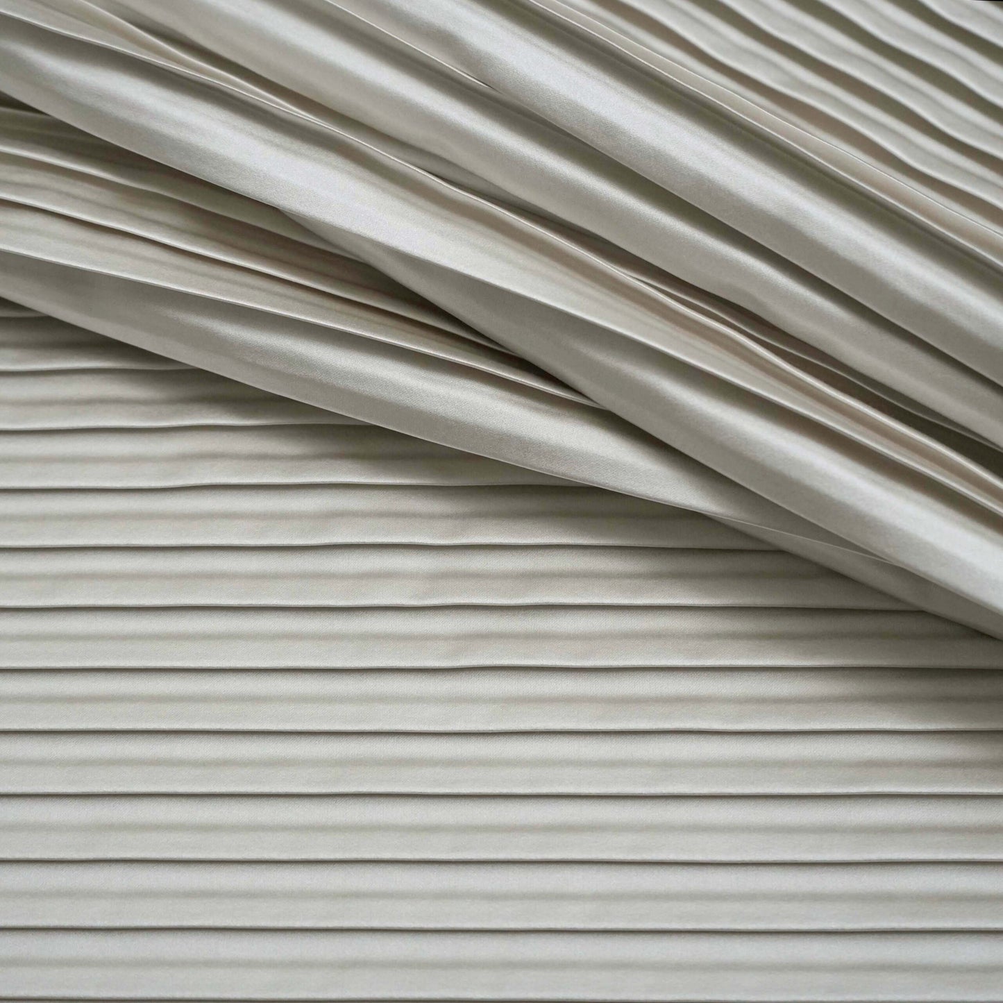 JF Fabrics JF Studio WISH 192 Fabric Pleated White, Off-White Sateen - 900320192 SJ102