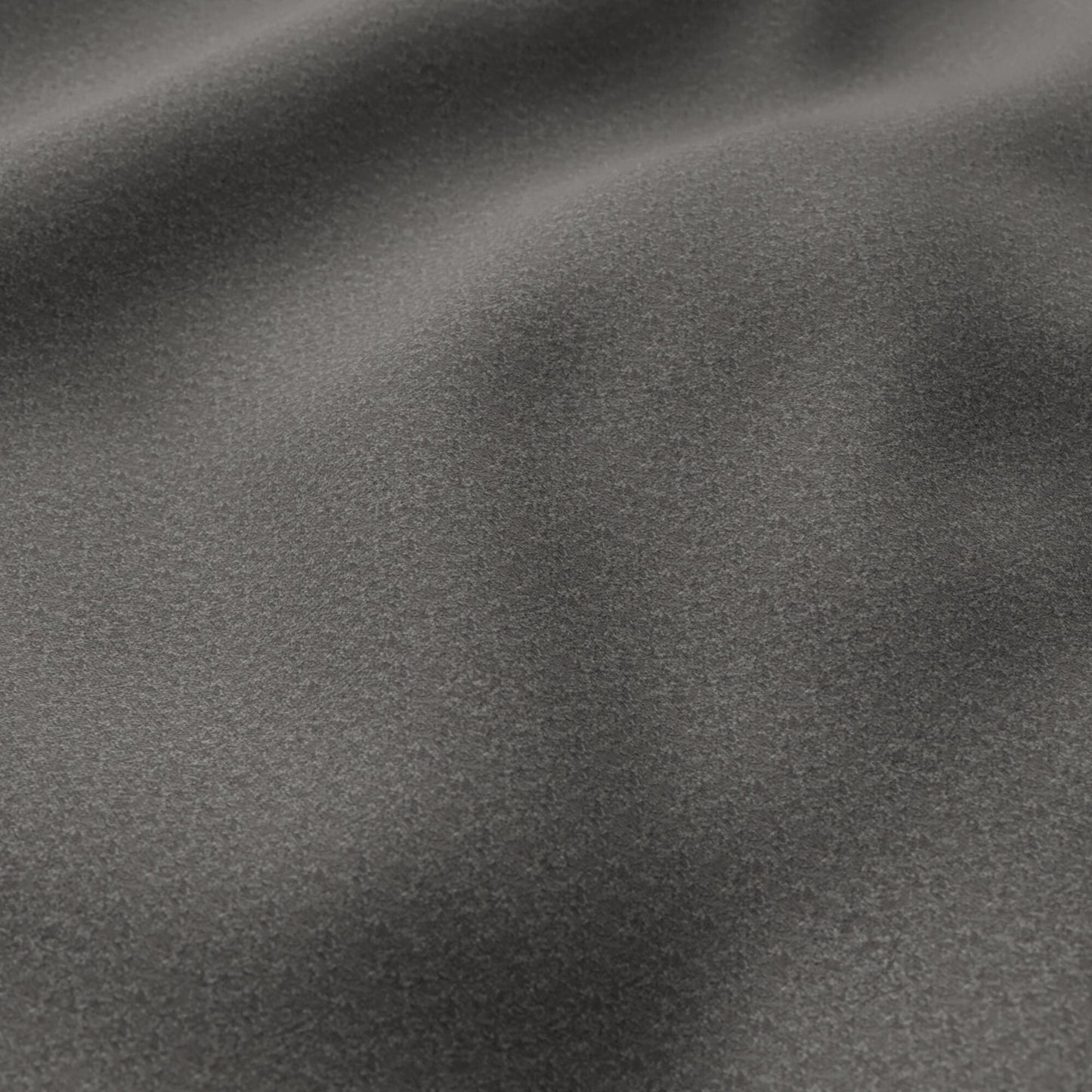 JF Fabrics JF Everyday, FibreGuard WOOLISH 98 Fabric Textured, Plain Grey, Charcoal Velvet - 8949398 J9141