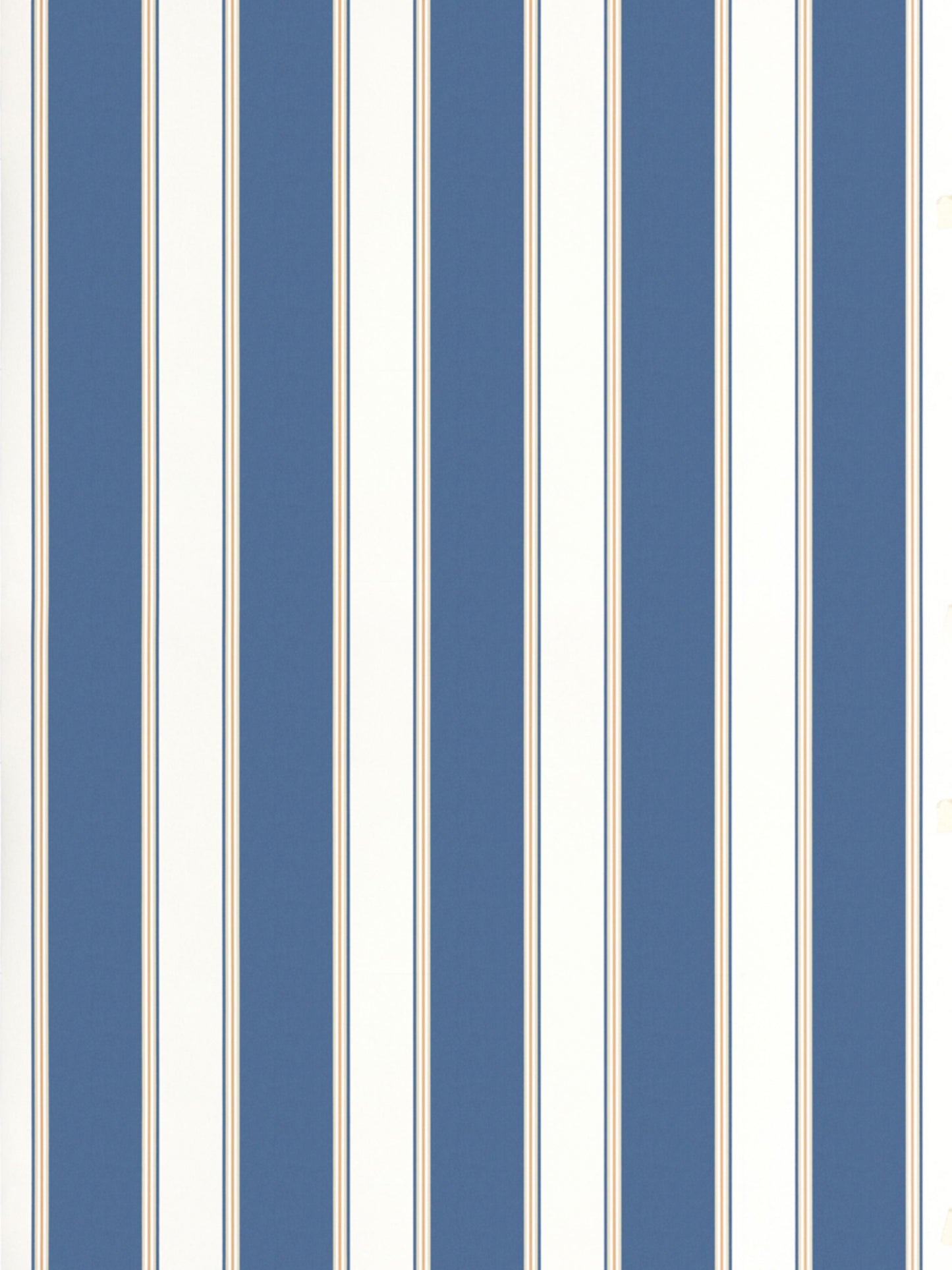 Blue and ivory vertical stripe pattern; navy blue and ivory fabric or wallpaper with bold nautical stripes.