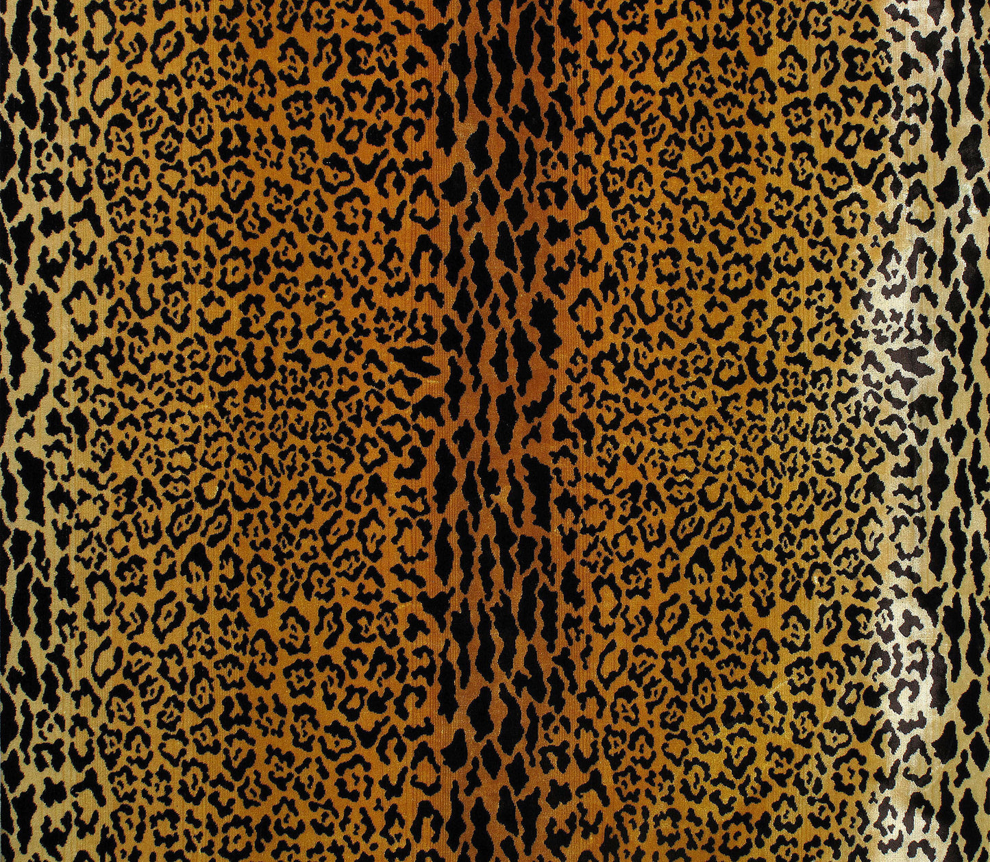 SCALAMANDRE LEOPARD VELVET FABRIC GOLD / BROWN - Y0 00010690 NEW SKU # Y006900001