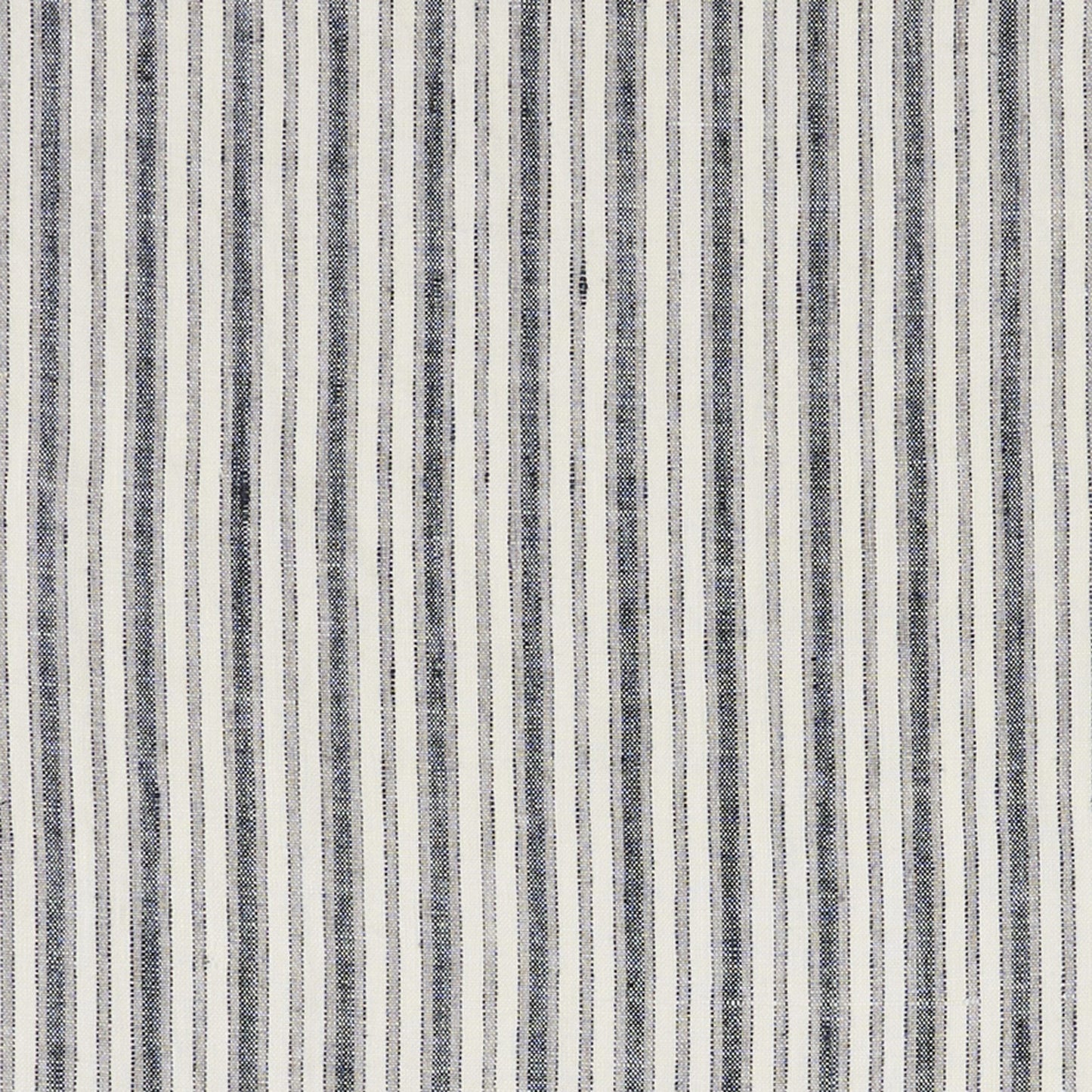 JF Fabrics YARA 96 Fabric Stripe Black, Grey, White Linen - 9284296 J9391