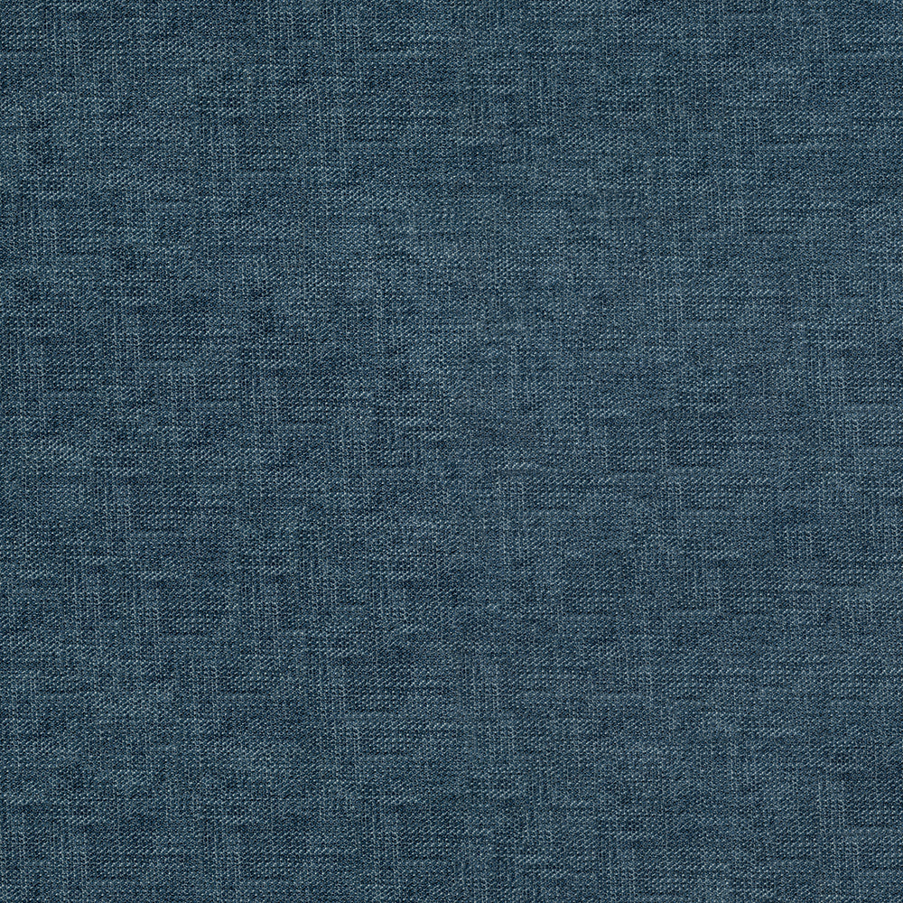 Indigo solid fabric swatch.