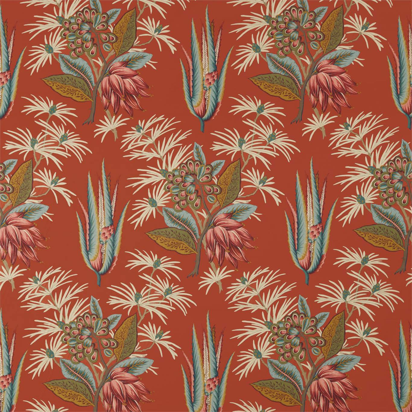 ZOFFANY Desert Flower II Fabric Classic Floral Koi - ZAQF322693