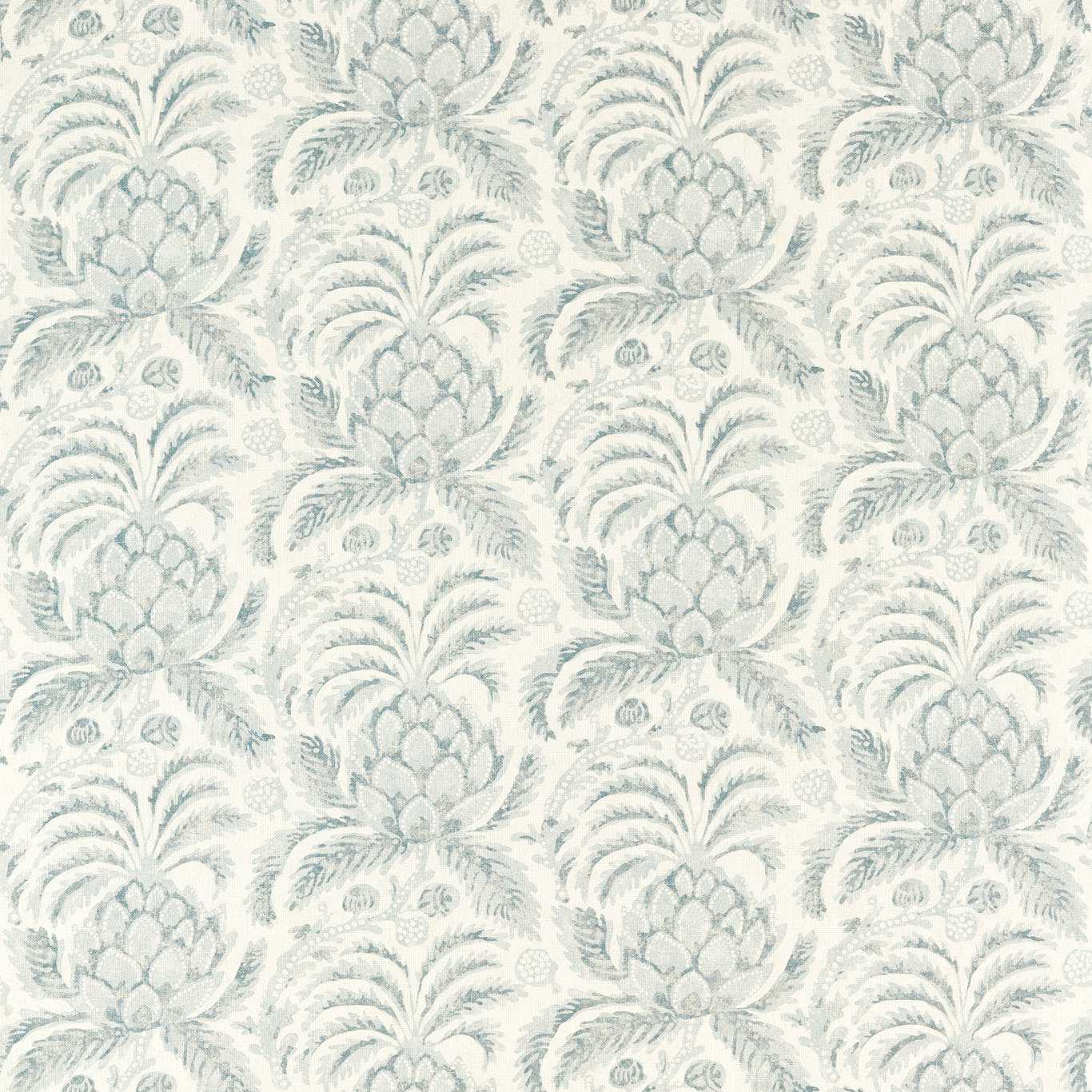 ZOFFANY Pina de Indes Fabric Contemporary, Floral Stockholm Blue - ZART322761