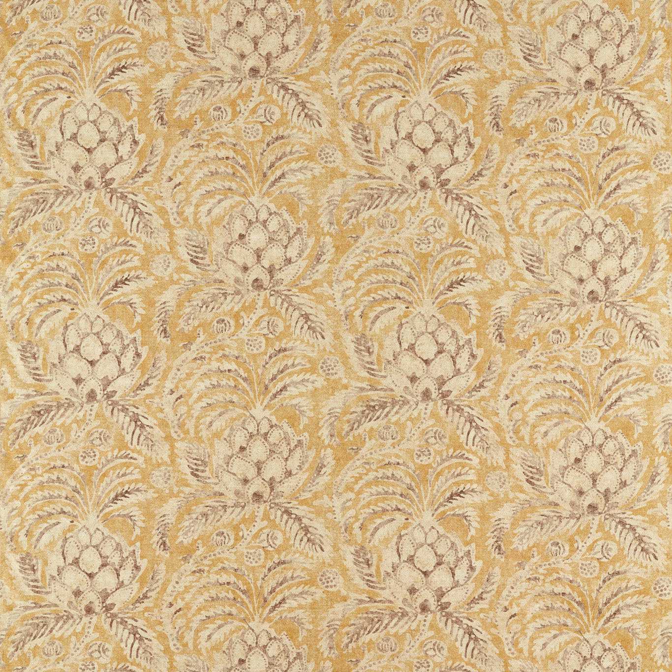 ZOFFANY Pina de Indes Fabric Contemporary, Floral Tigers Eye - ZART322765
