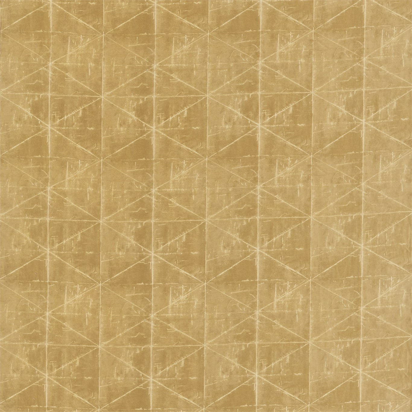 ZOFFANY OUTLET Crease Fabric Geometric Gold - ZATM332455