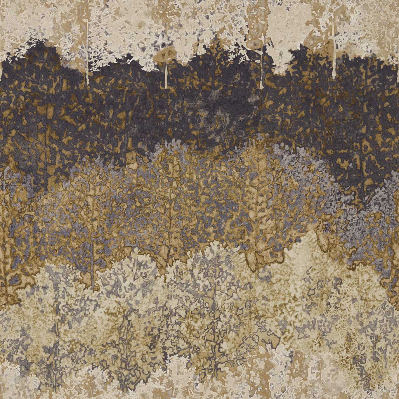 ZOFFANY Belvoir Fabric Abstract , Graphic Antique Bronze - ZBOL322616