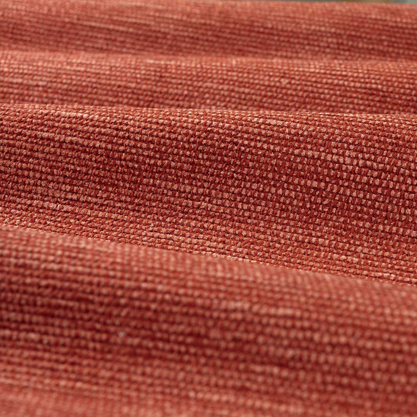 ZOFFANY Zoffany Chenille Fabric Plains , Textures Venetian Red - ZCHE333534