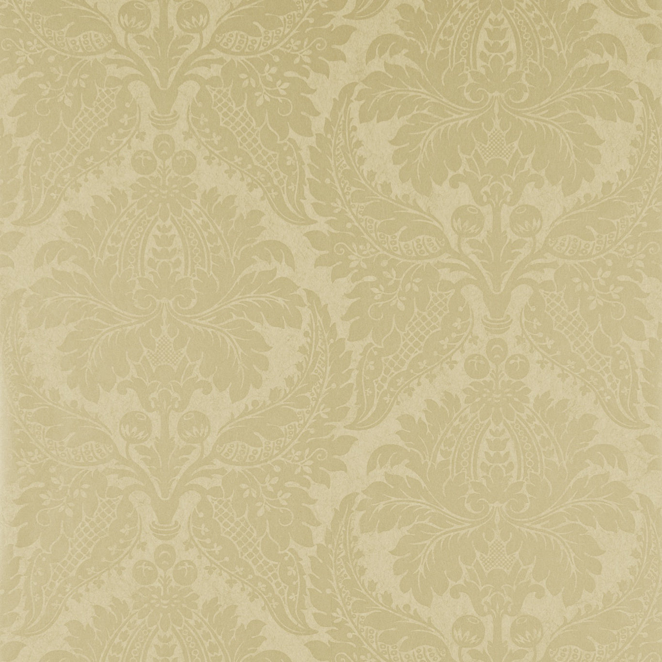 ZOFFANY Malmaison Damask Wallpaper Damasks Champagne Rotary Printed Wallpaper - ZCON311995