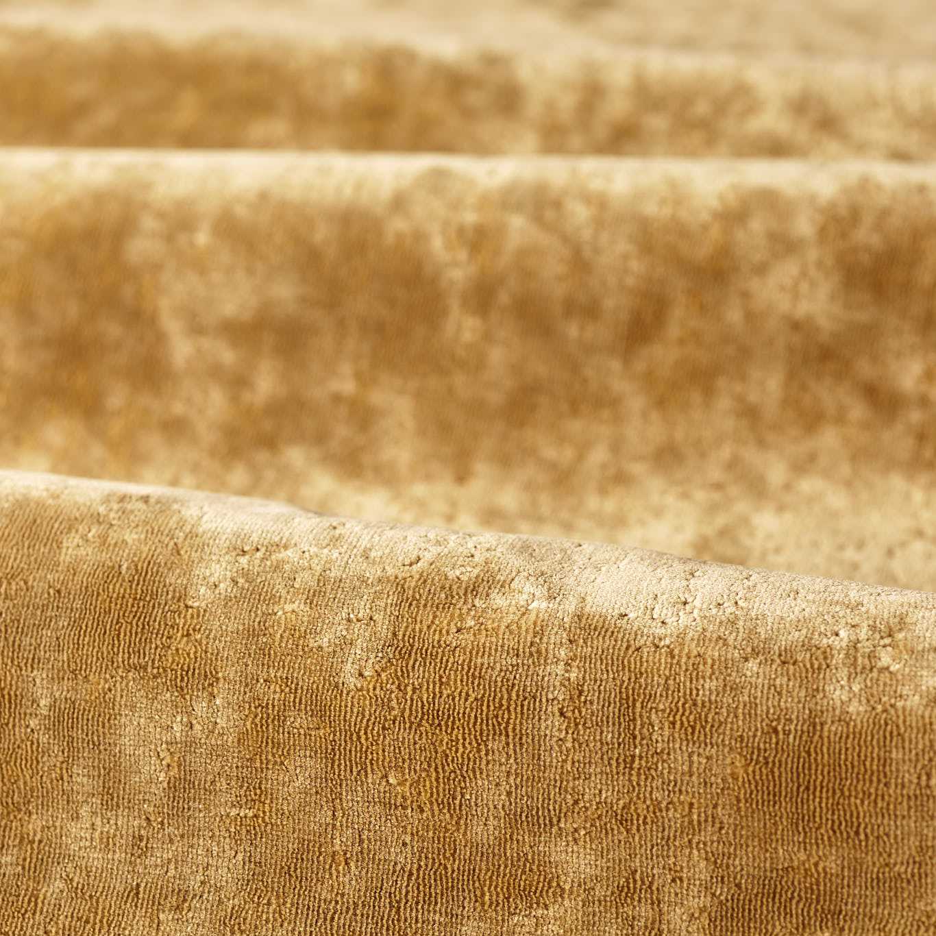 ZOFFANY Curzon Fabric Plains , Textures Old Gold - ZCUR331098