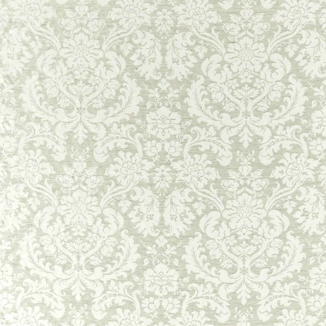ZOFFANY Tours Weave Fabric Contemporary, Floral Platinum White - ZDAF333102