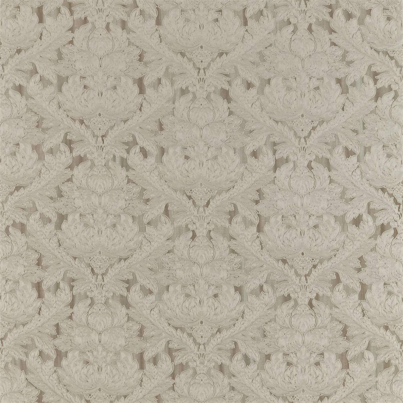 ZOFFANY Heiress Damask Fabric Damasks Stone - ZDAR332971