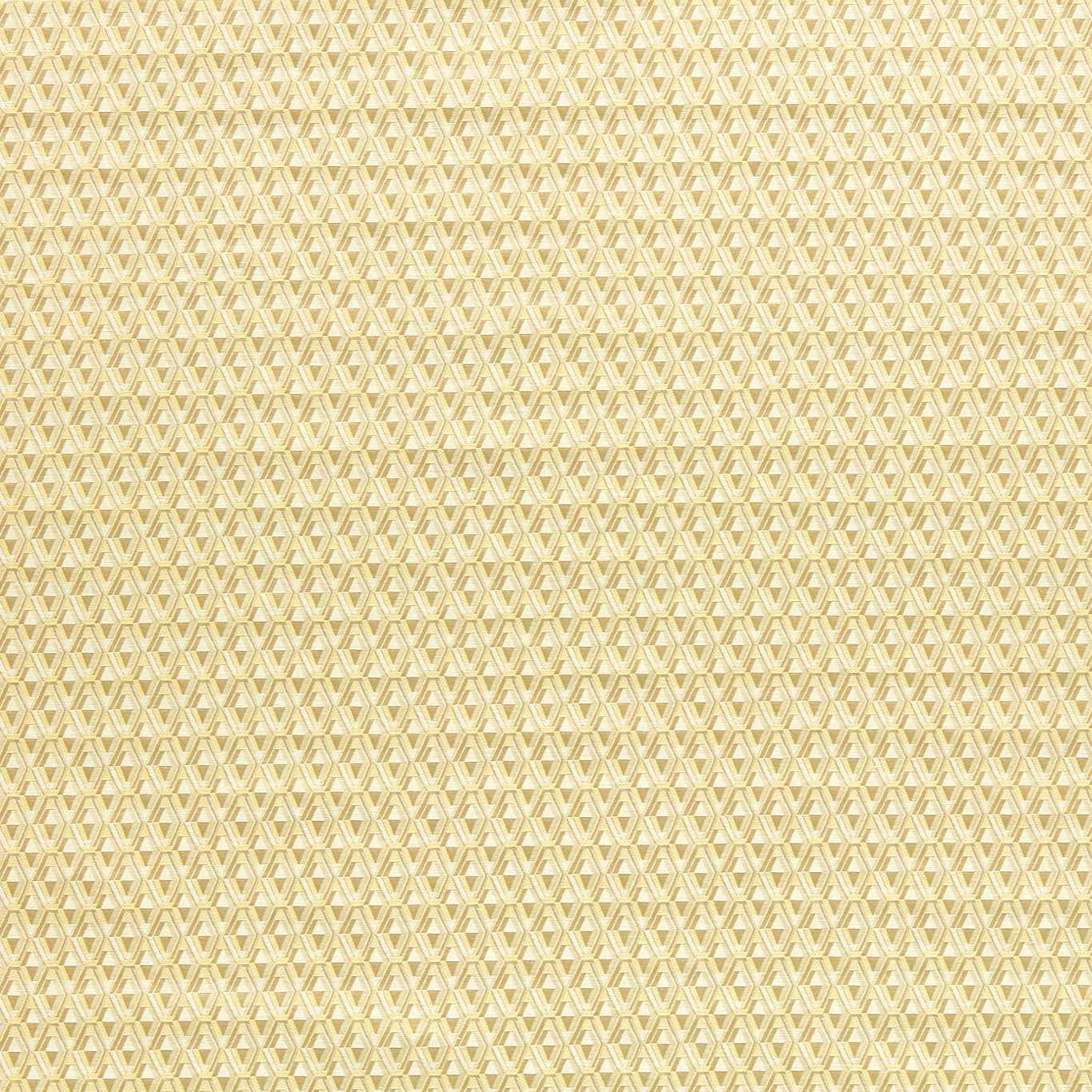 ZOFFANY Domino Diamond Fabric Geometric Silk Yellow - ZDOM333321