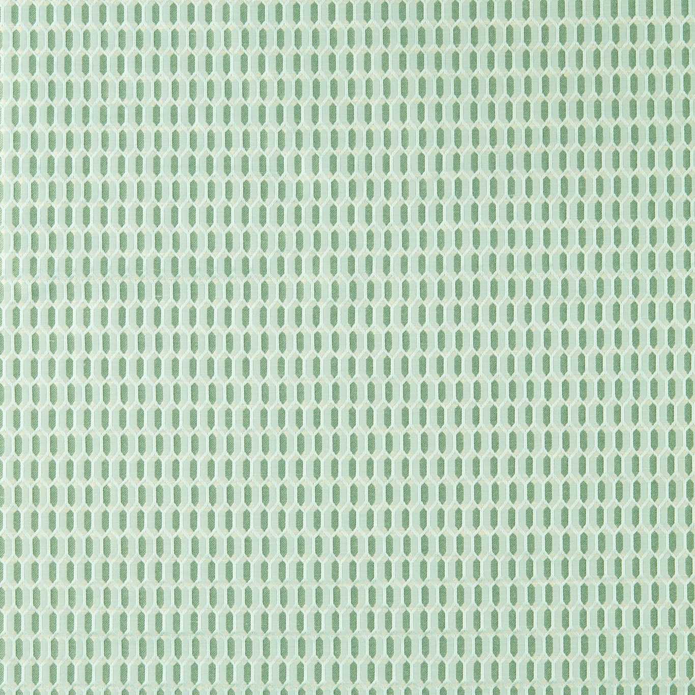ZOFFANY Domino Trellis Fabric Geometric Eau De Nil - ZDOM333330