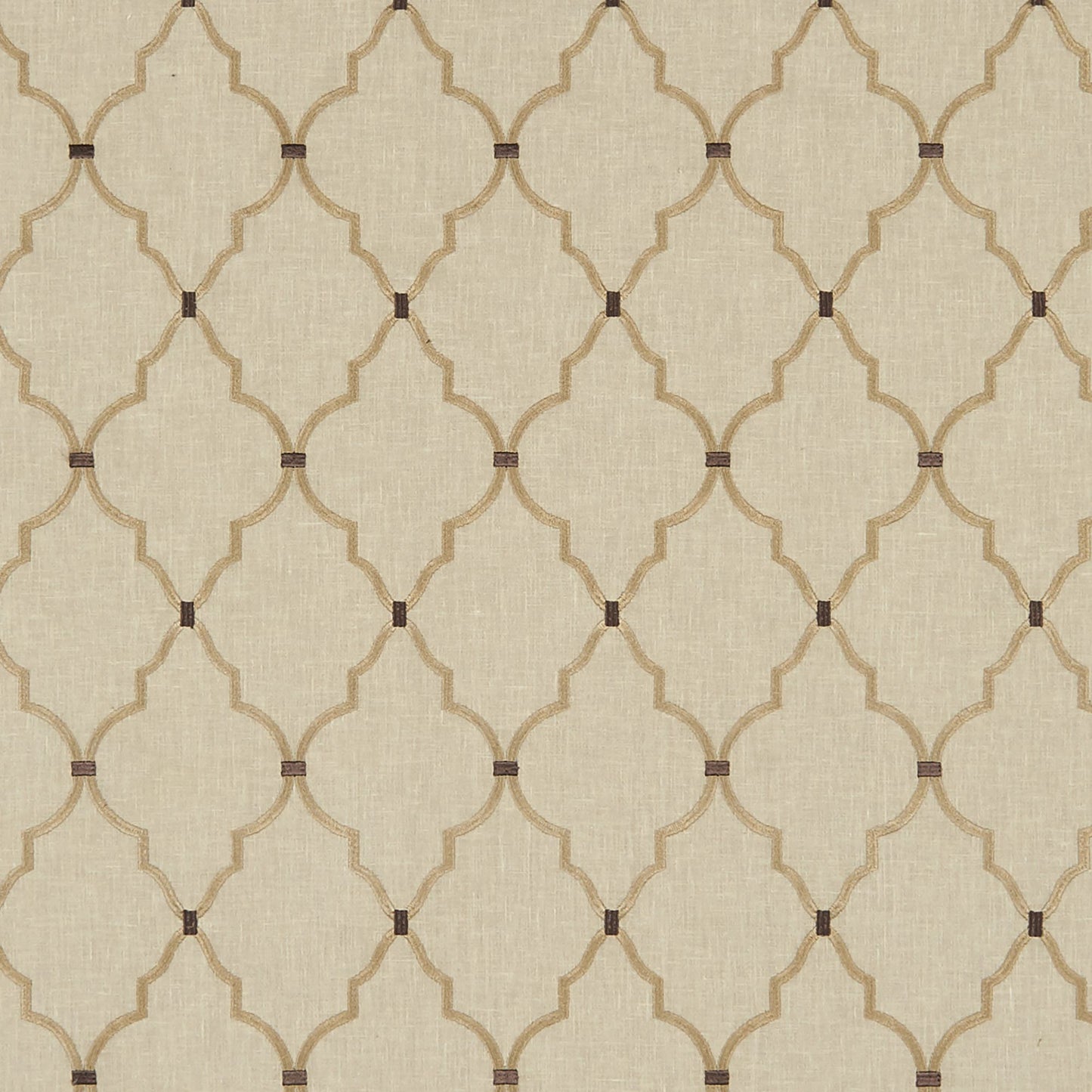 JF Fabrics ZELDA 32 Fabric Traditional,Transitional,Contemporary,Geometric Creme,Beige Embroidery - 7626532 J8201