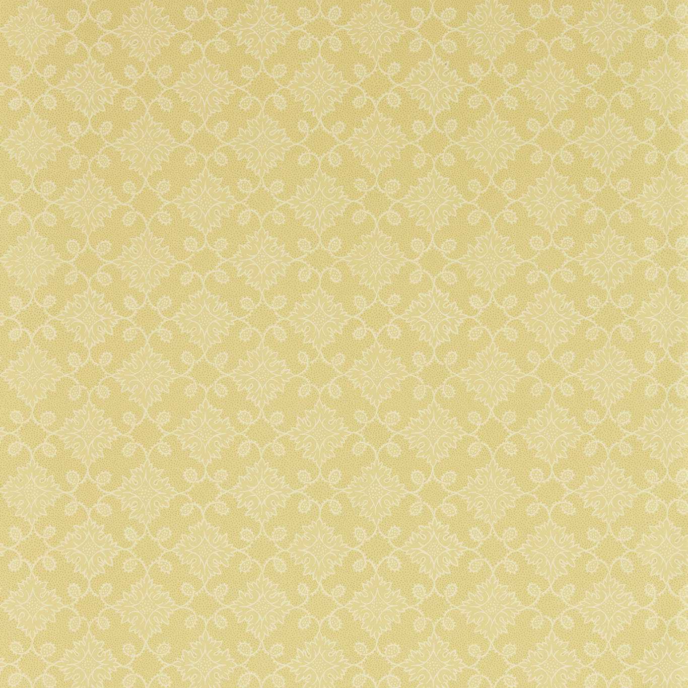 ZOFFANY Floral Tracery Wallpaper Geometric Primrose Flexo-Printed Wallpaper - ZEND313090