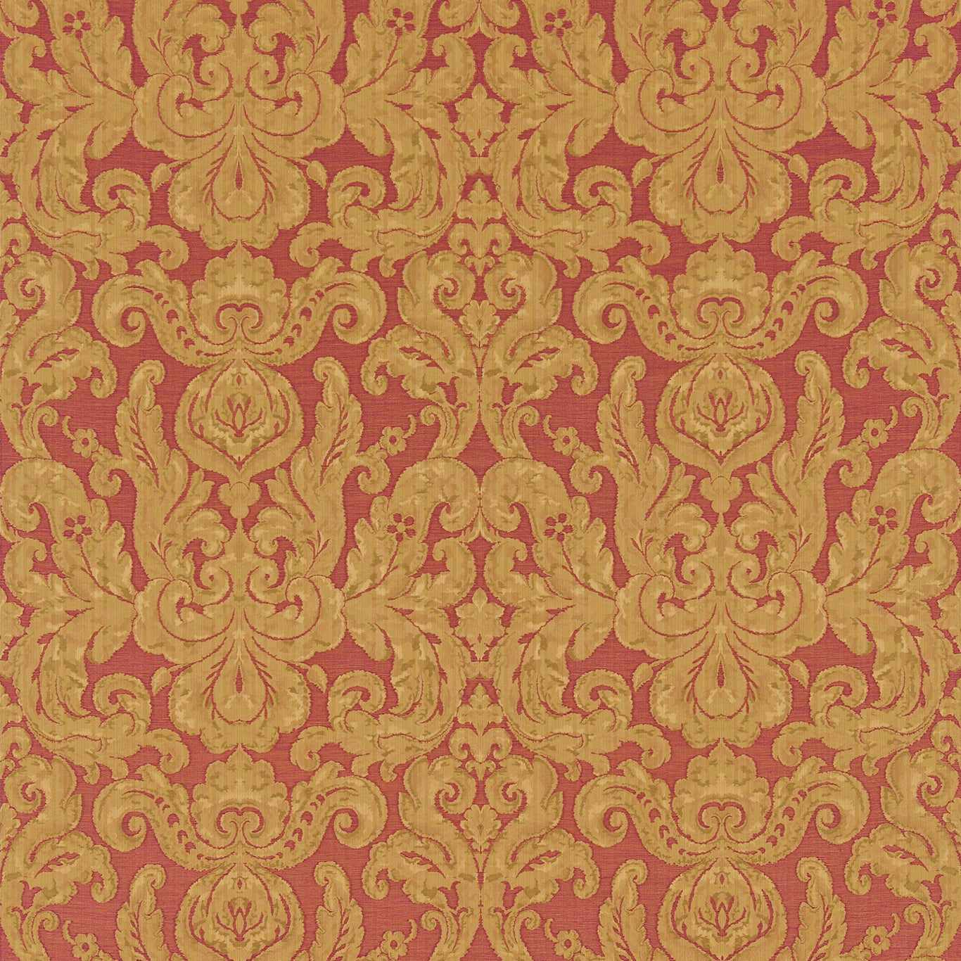ZOFFANY Brocatello Fabric Damasks Red - ZGRD85001