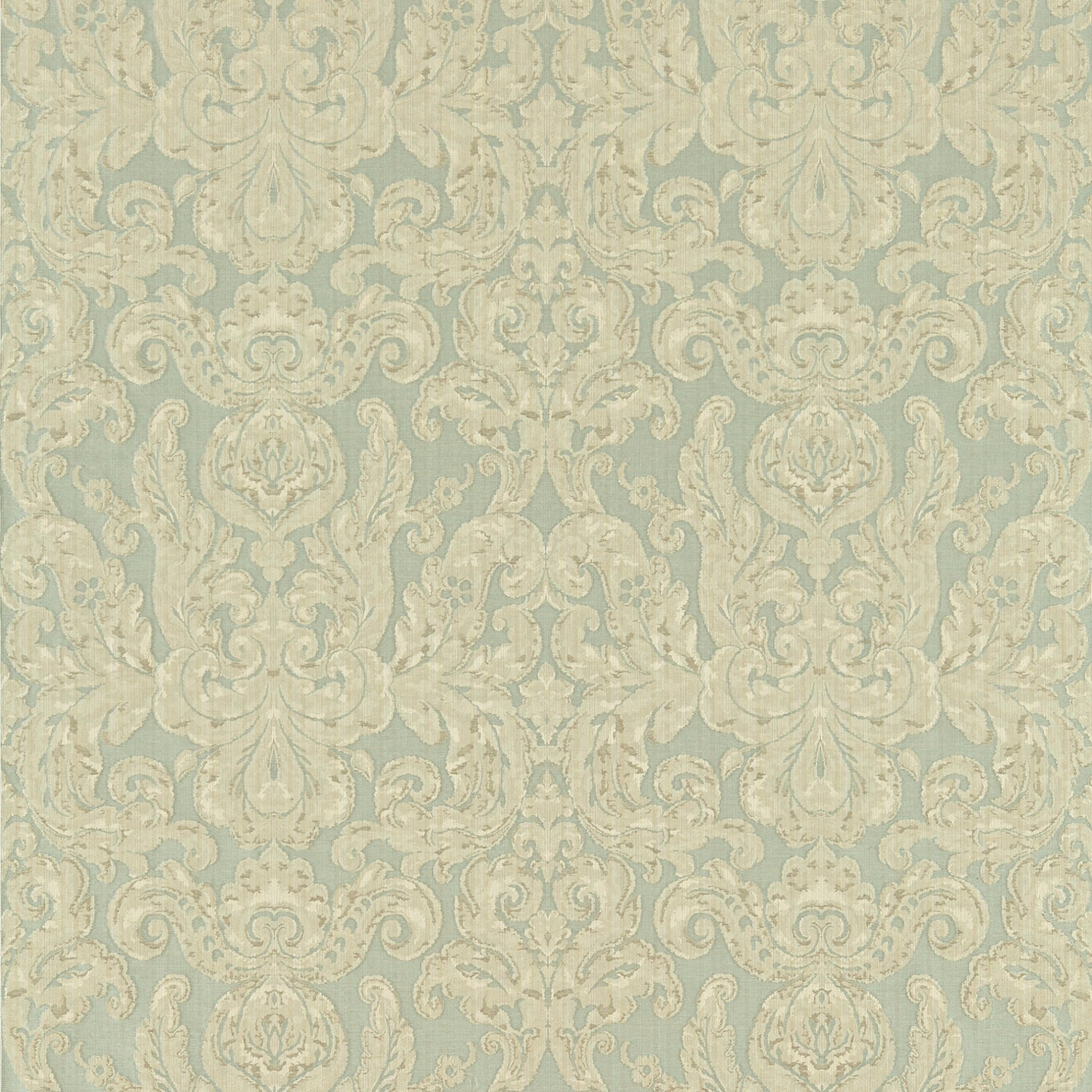 ZOFFANY Brocatello Fabric Damasks Light Blue - ZGRD85010