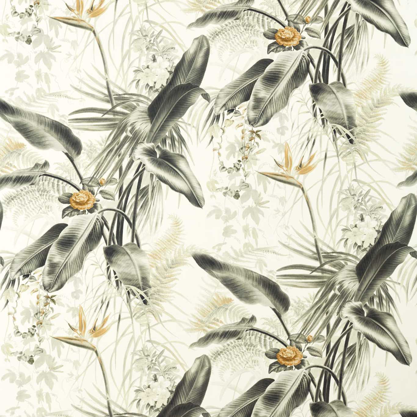 ZOFFANY Paradise Row Fabric Leaves , Trees Dusk - ZHIF322723