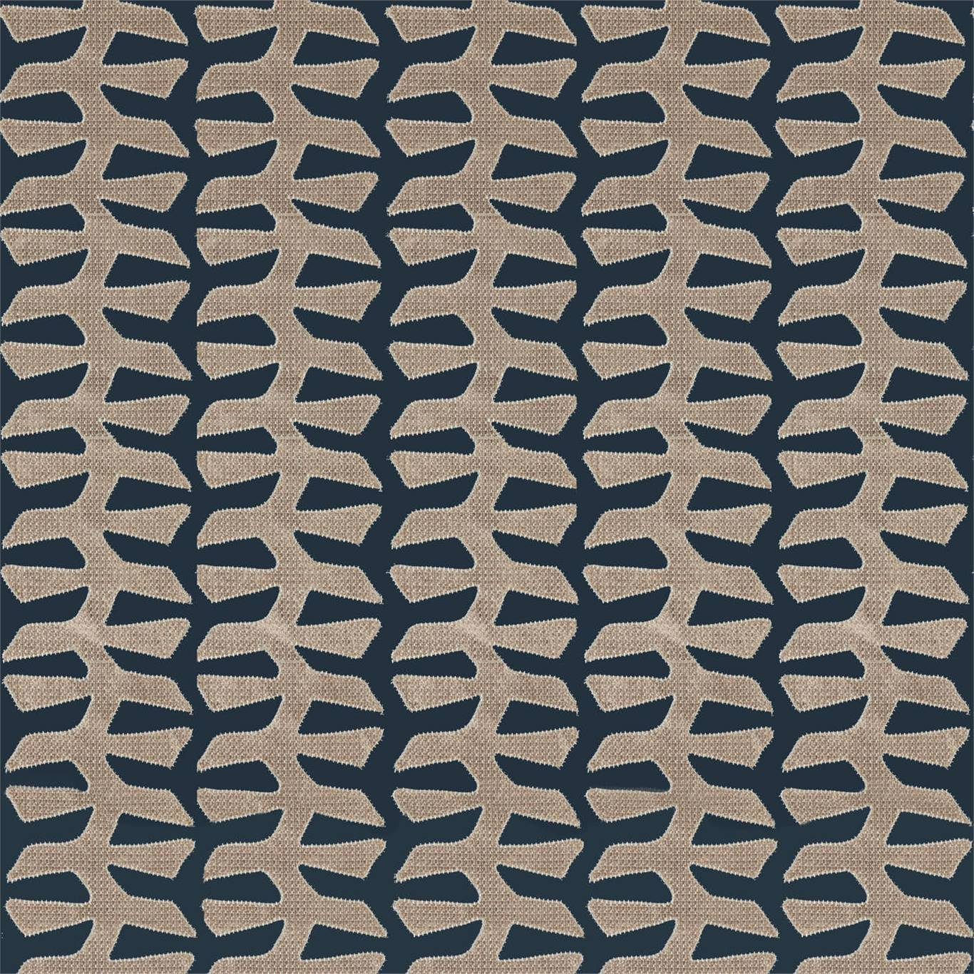 ZOFFANY Verdi Applique Fabric Stripes Gargoyle - ZICO333014