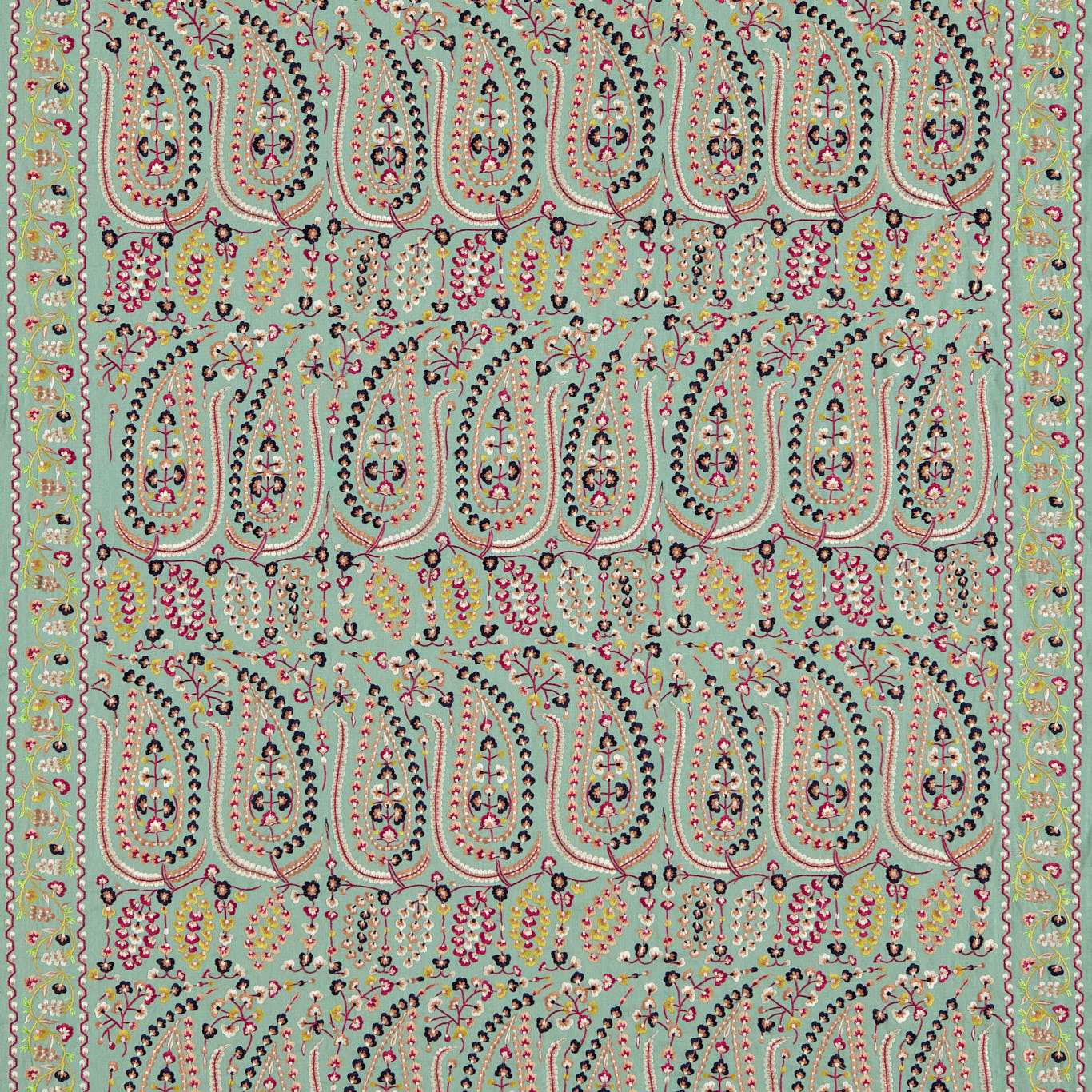 ZOFFANY Jayshree Fabric Other Celadon,Multi - ZJAI331628