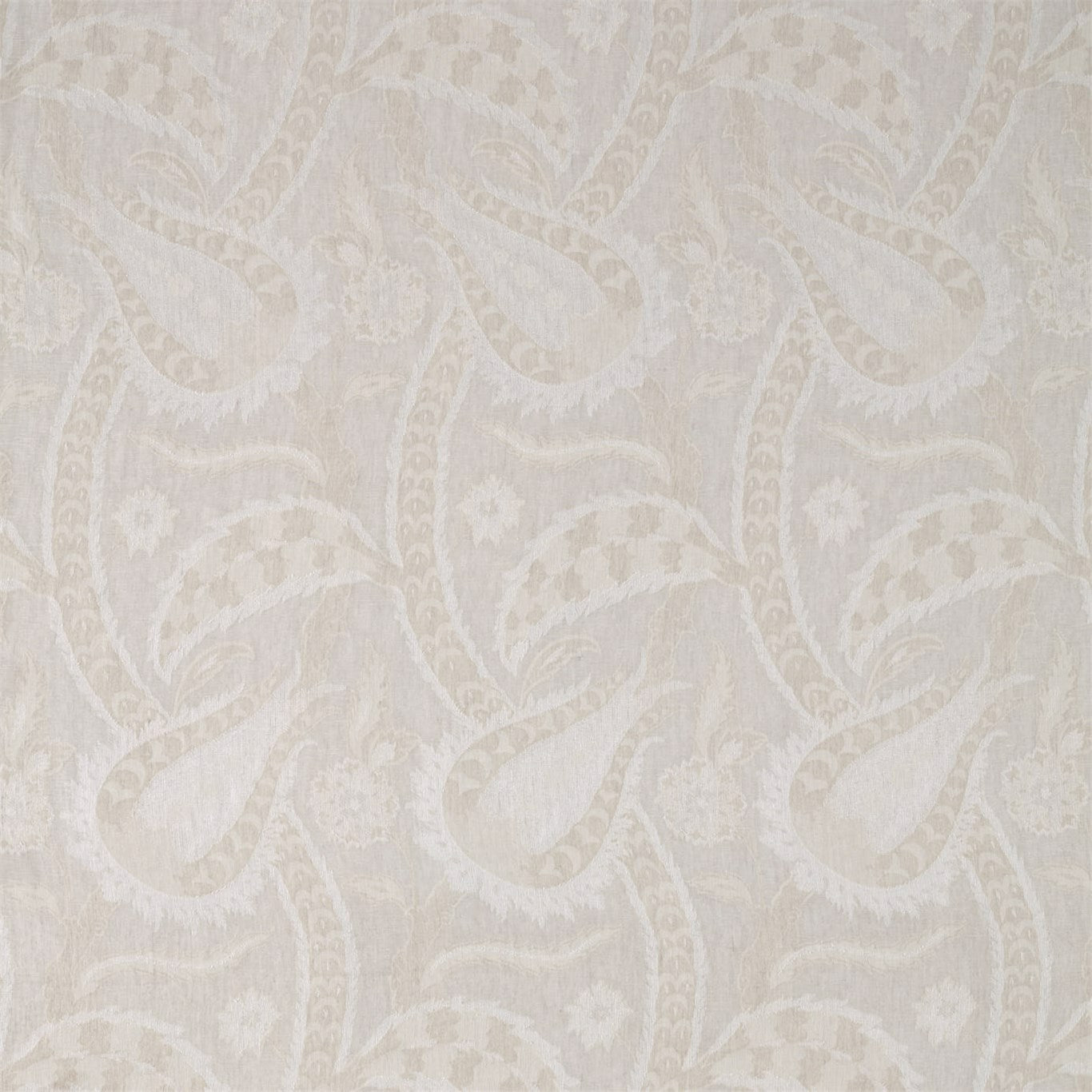 ZOFFANY Oberon Fabric Classic Floral White Opal - ZOBE332616