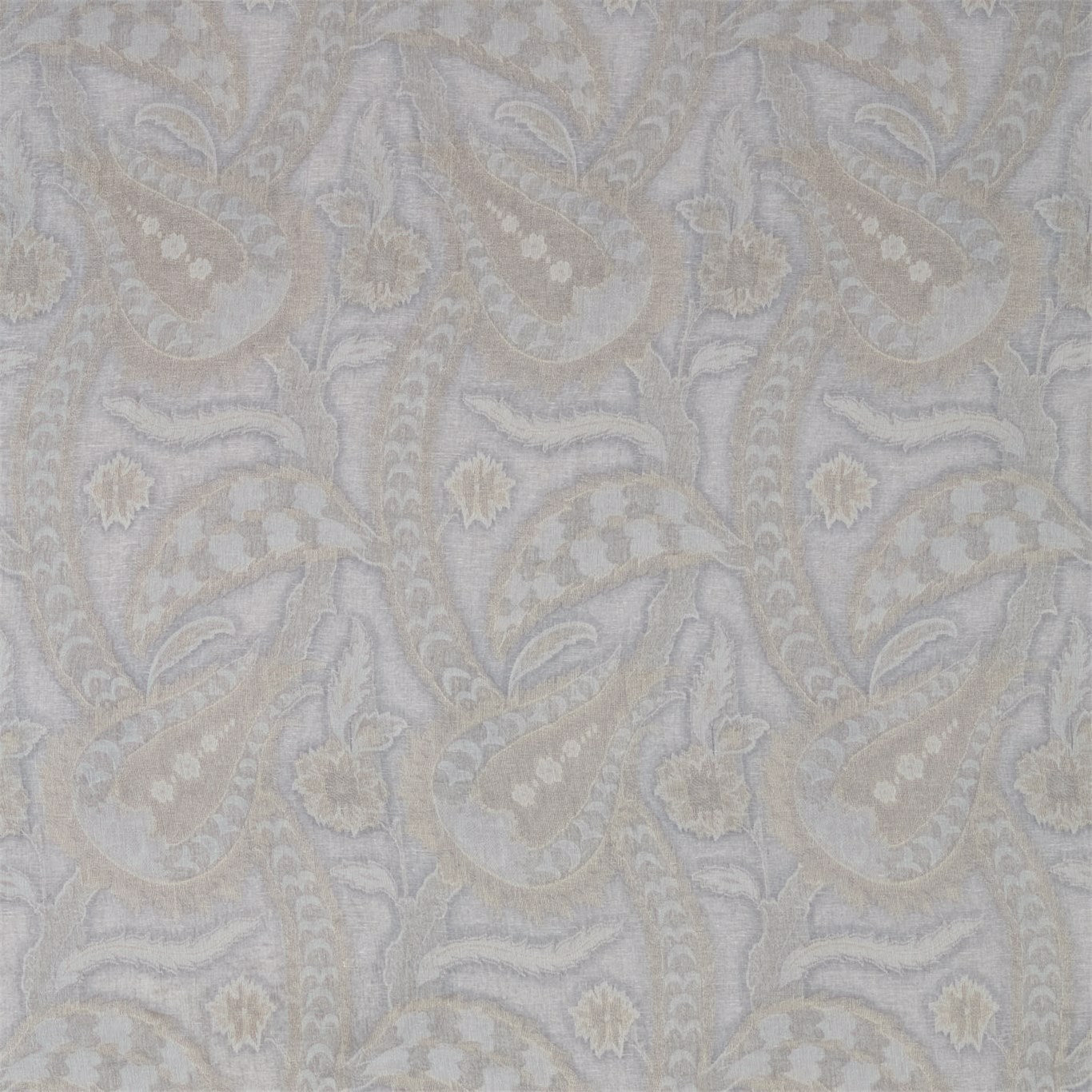 ZOFFANY Oberon Fabric Classic Floral Zinc - ZOBE332620