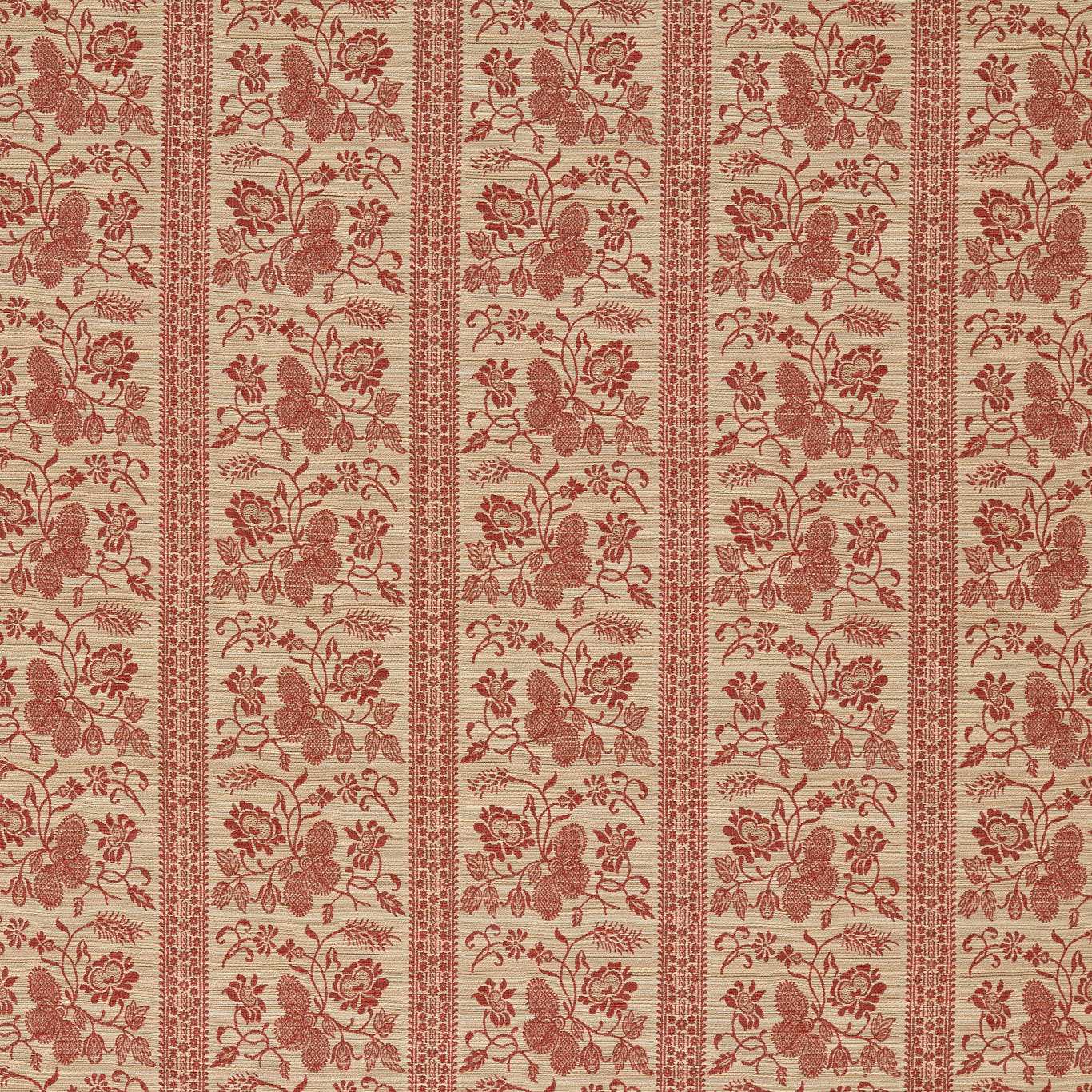ZOFFANY Filigree Bellagio Stripe Stripes Sandstone/Russet - ZOF0244-02