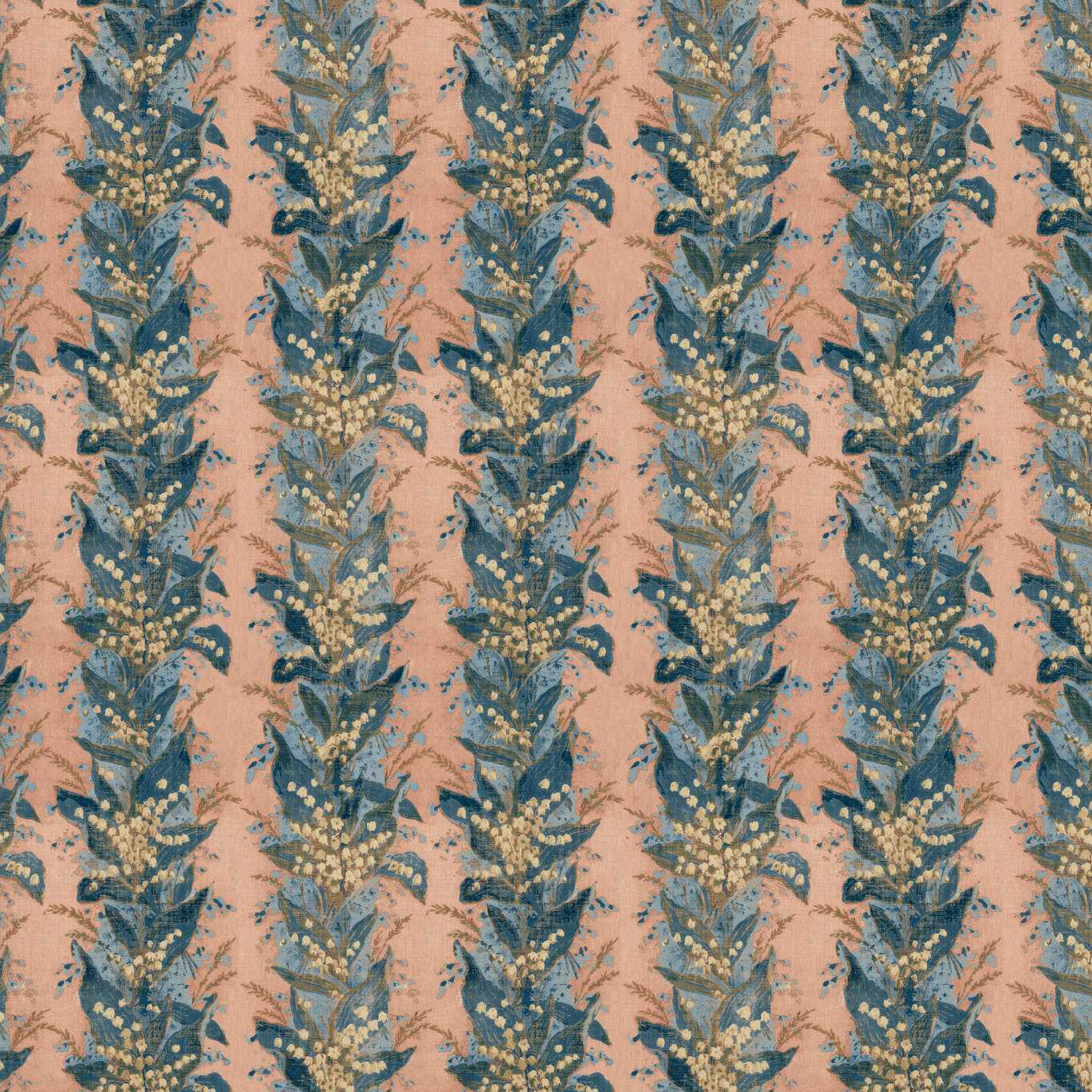 ZOFFANY Lily Stripe Stripes Archive Coral - ZOF0251-02