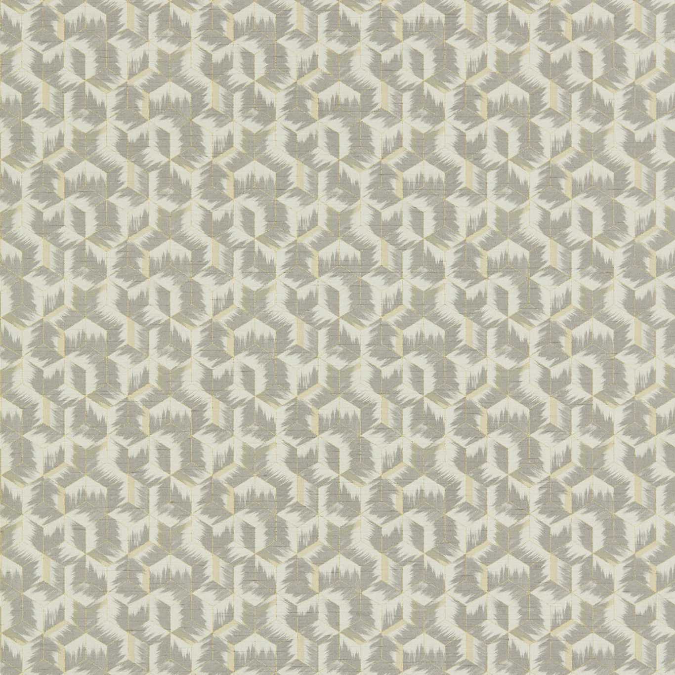 ZOFFANY Tumbling Blocks Wallpaper Geometric Faded Anthracite Gravure Wide Width Vinyl - ZRHW312893